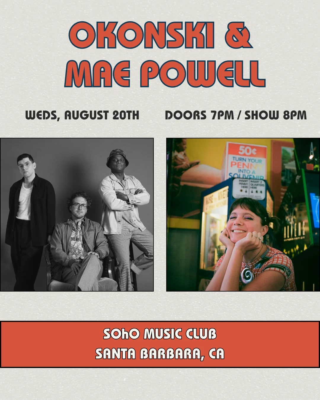 Okonski with Mae Powell and Val Mar Records