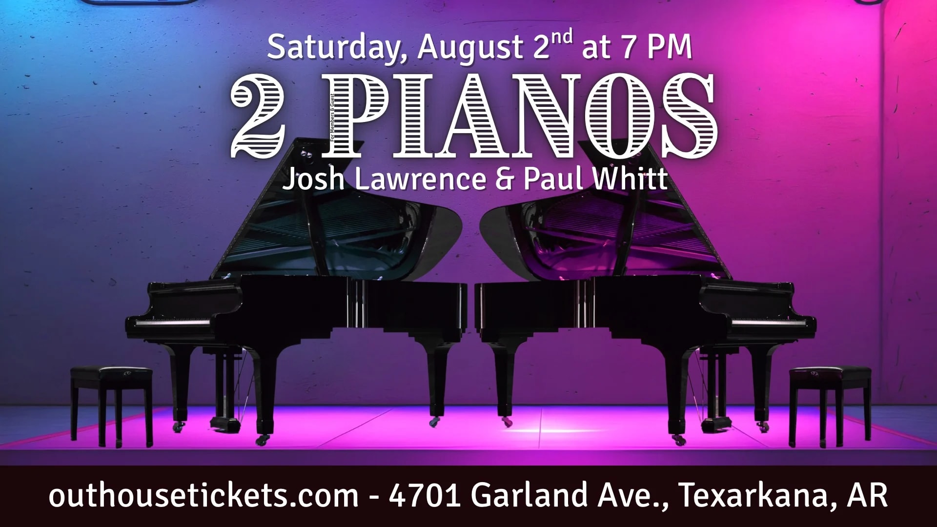 2 Pianos - Josh Lawrence & Paul Whitt