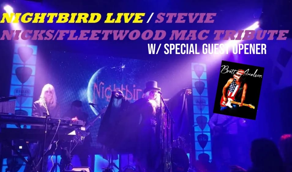 NIGHTBIRD w/ Special Guest Opener From Rat Ranch Brett Axelson