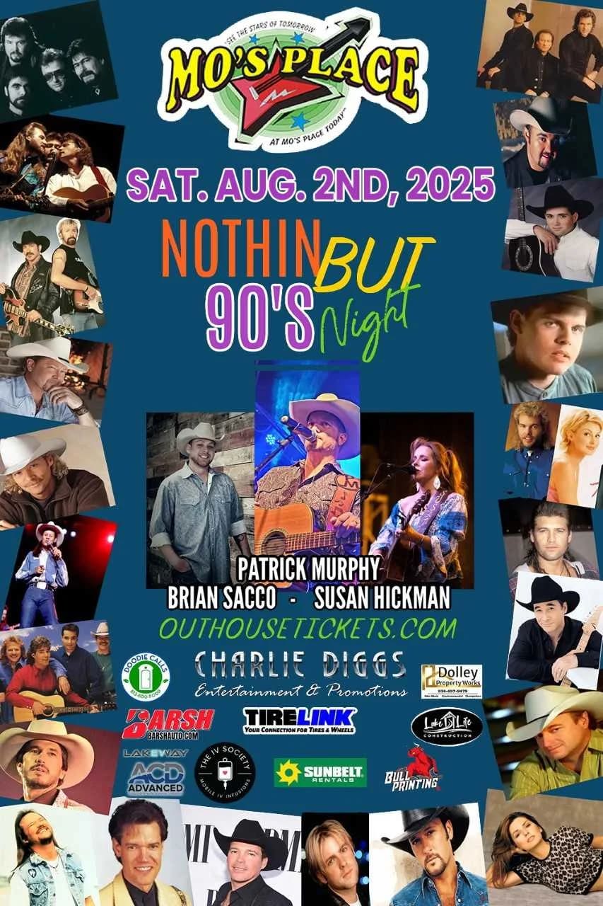 Nothin' But 90's Night  - Featuring Patrick Murphy, Brian Sacco, and Susan Hickman