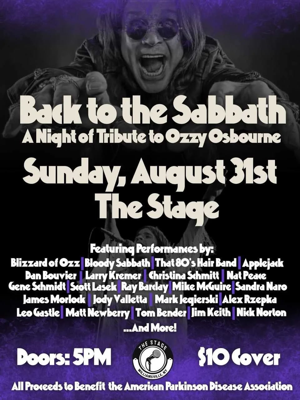 Back to the Sabbath - A Night of Tribute to Ozzy Osbourne