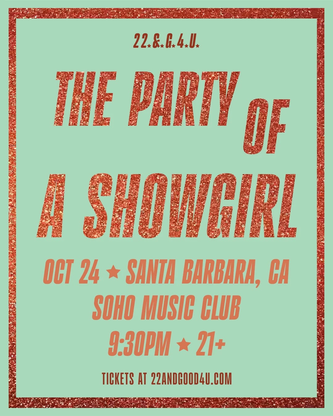 THE PARTY OF A SHOWGIRL: A TS12 Celebration!
