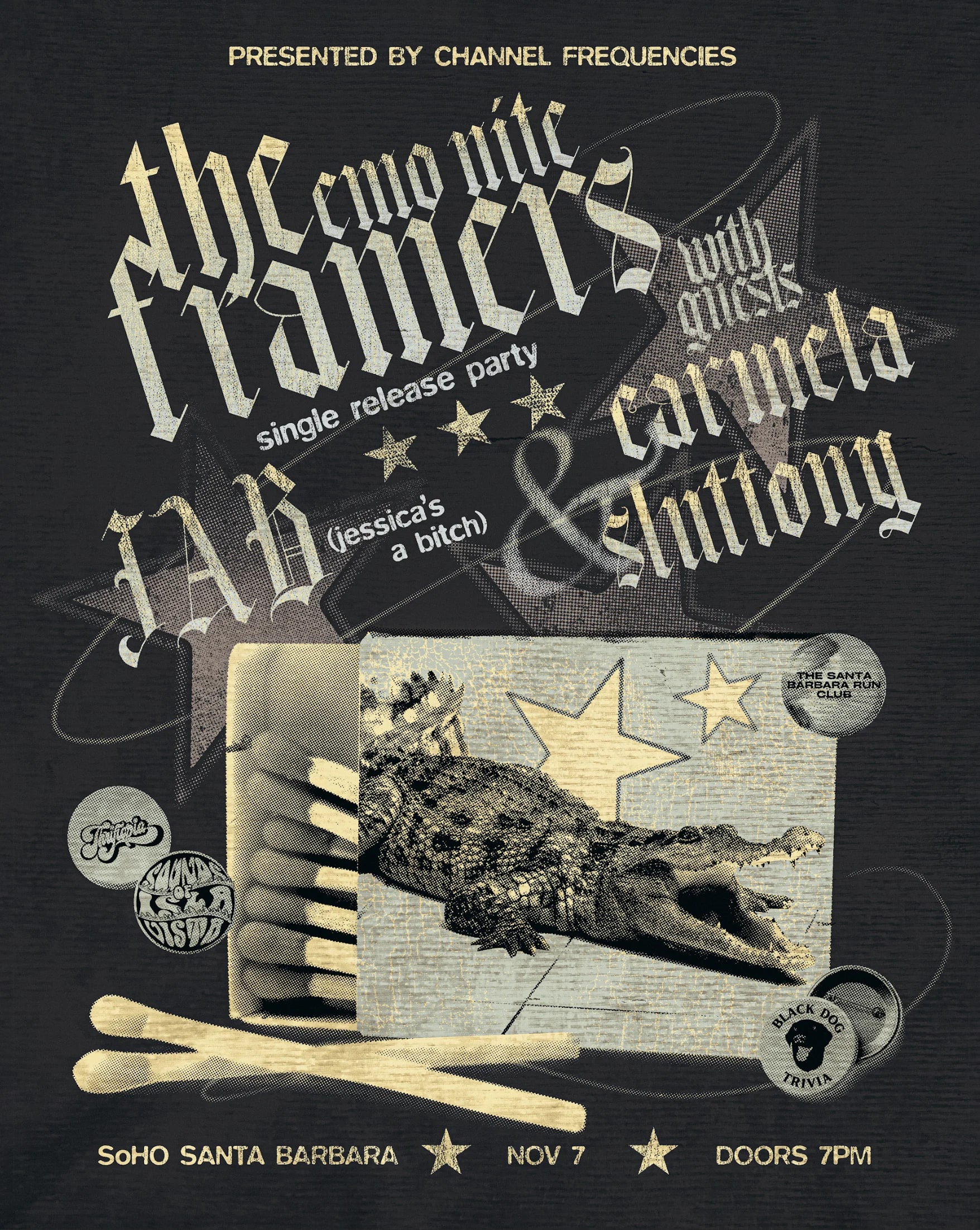 Channel Frequencies Presents: Emo Nite with The Framers, Sluttony, and Carmela