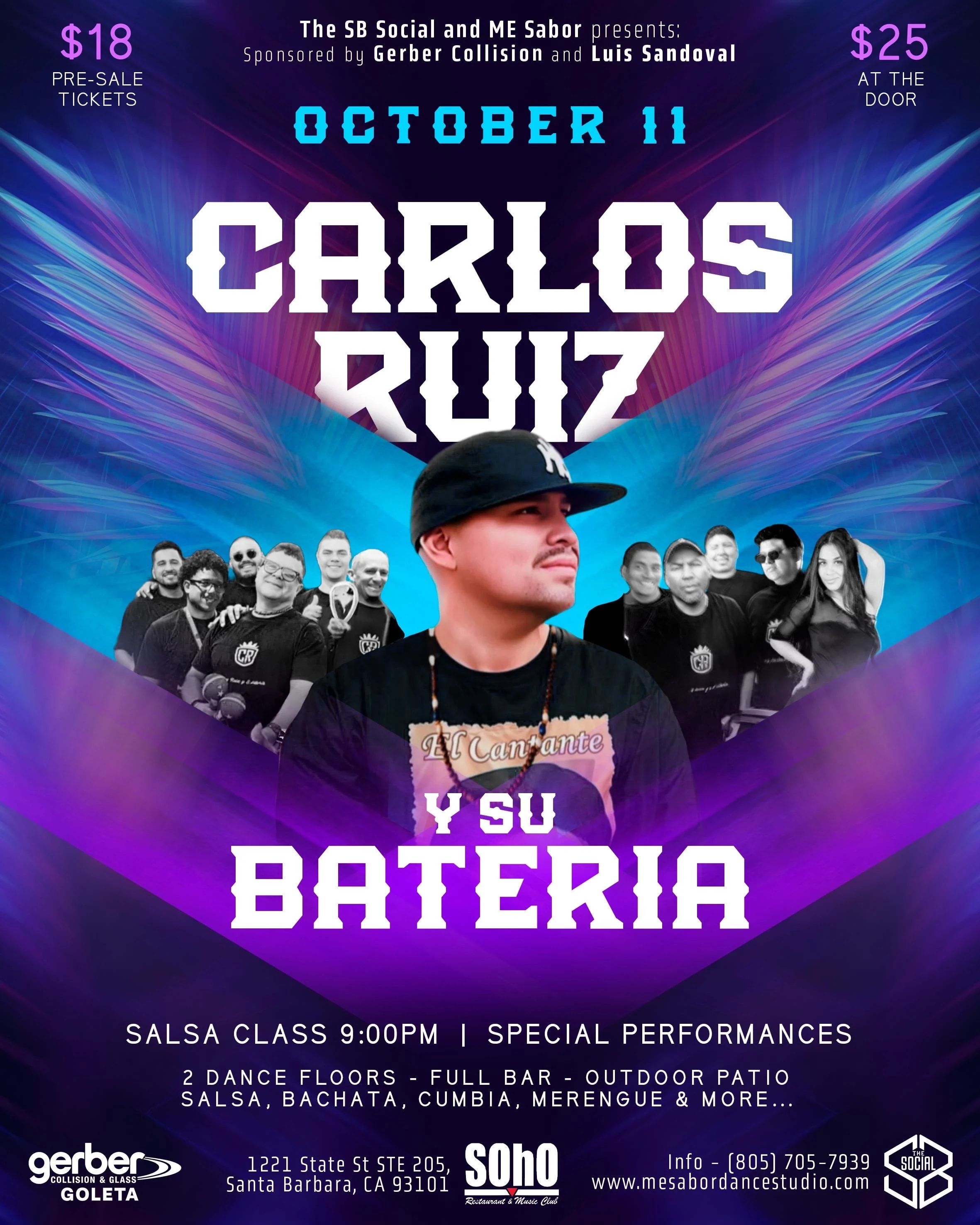 ME Sabor presents: Carlos Ruiz y Su Bateria
