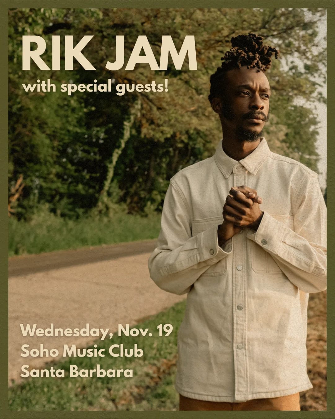 An evening with Rik Jam and special guests!