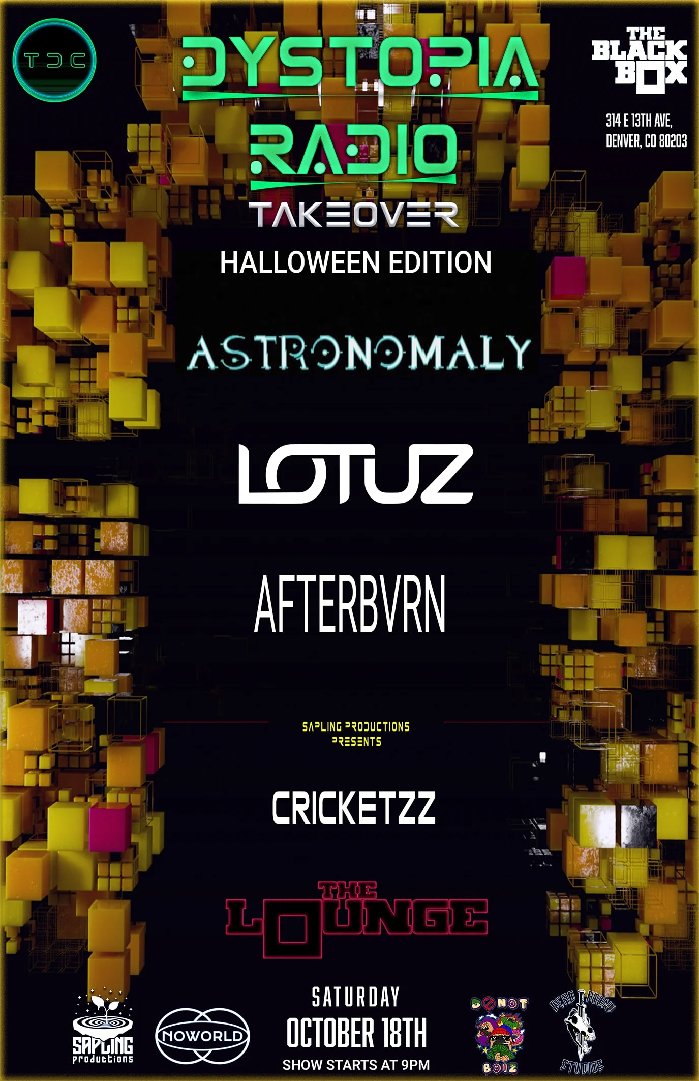 Dystopia Radio: Astronomaly, Lotuz, Afterbvrn, Cricketzz