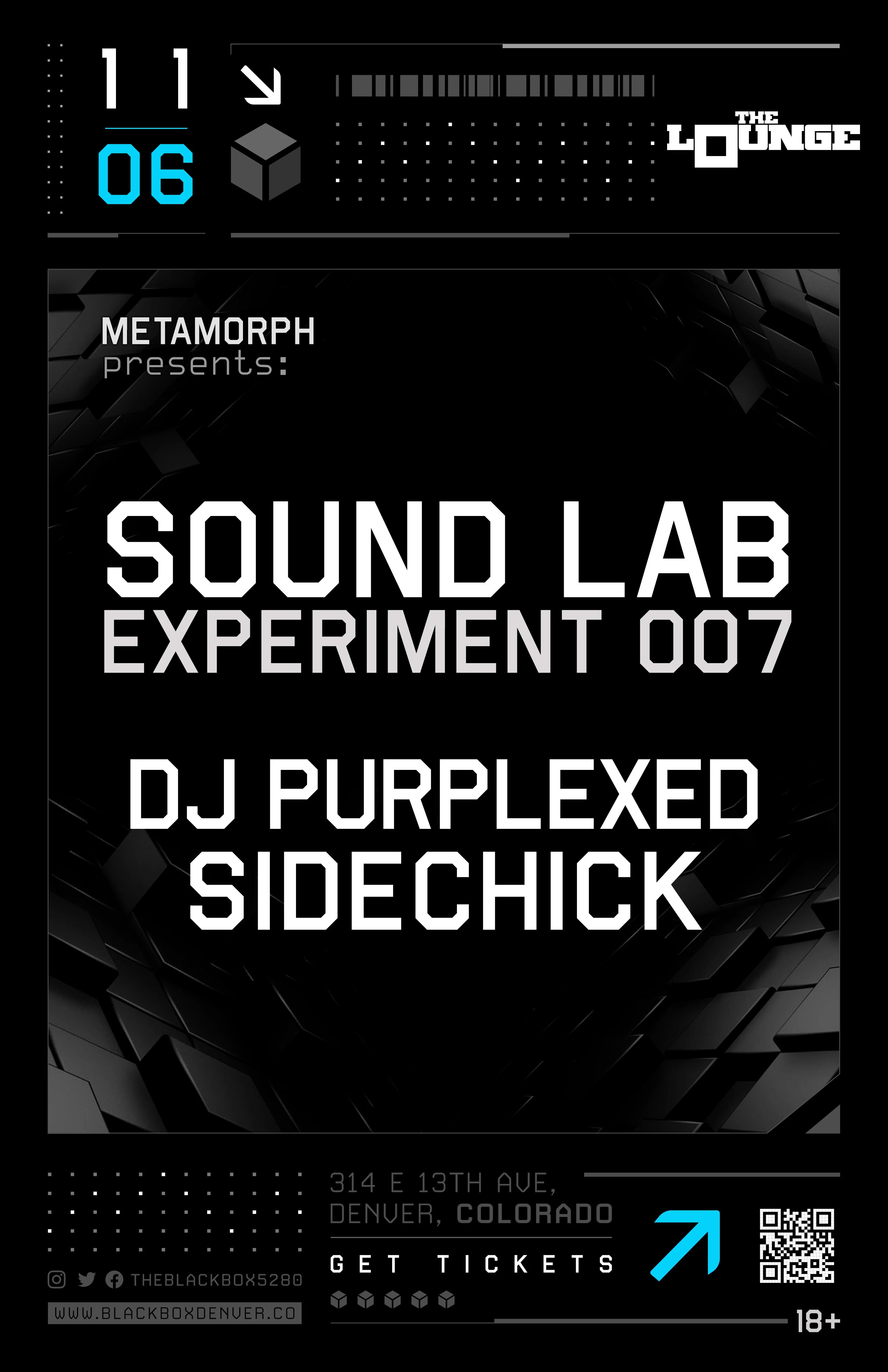 metaMorph: Sound Lab Experiment 007 - DJ PurRpLeXeD, Sidechick