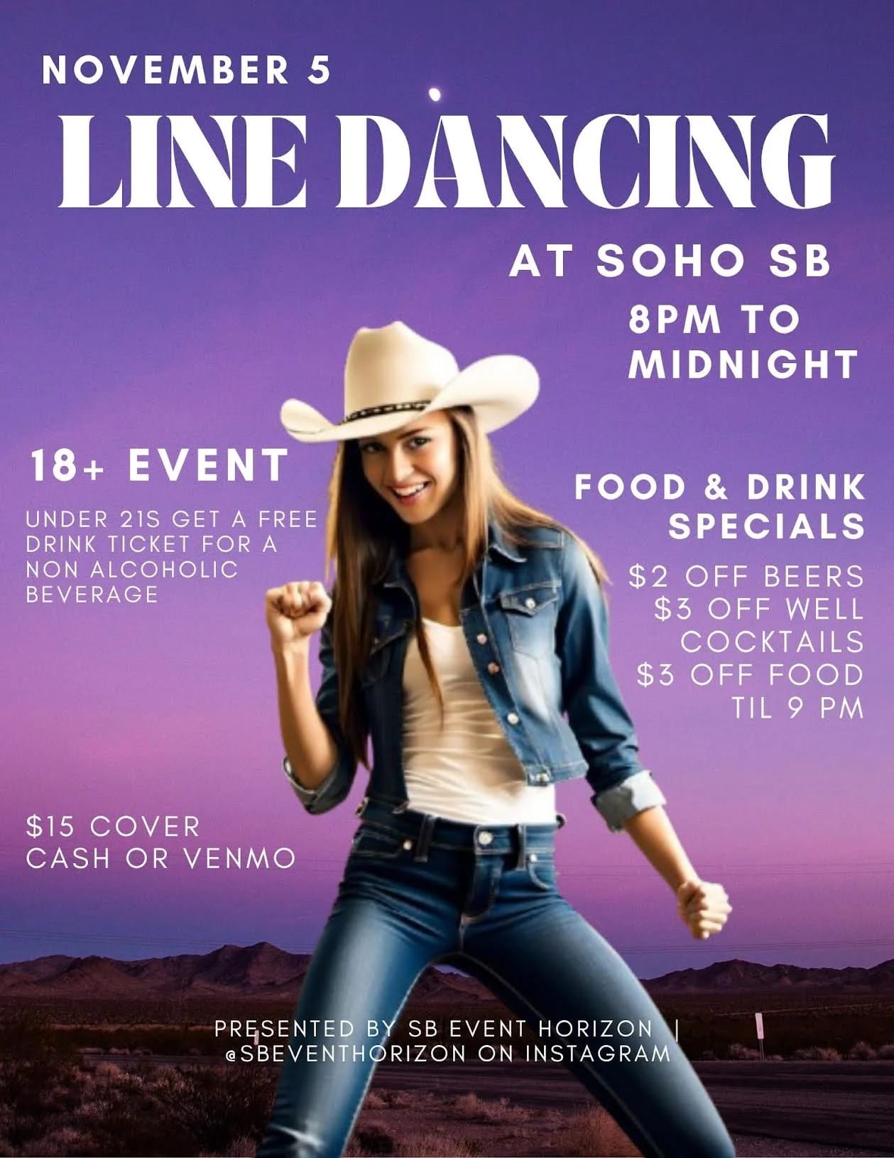 Line Dance Night with DJ Rick