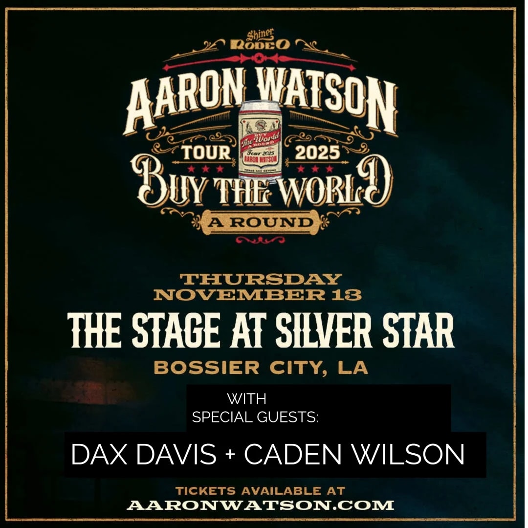AARON WATSON w/ special guests Dax Davis & Caden Wilson