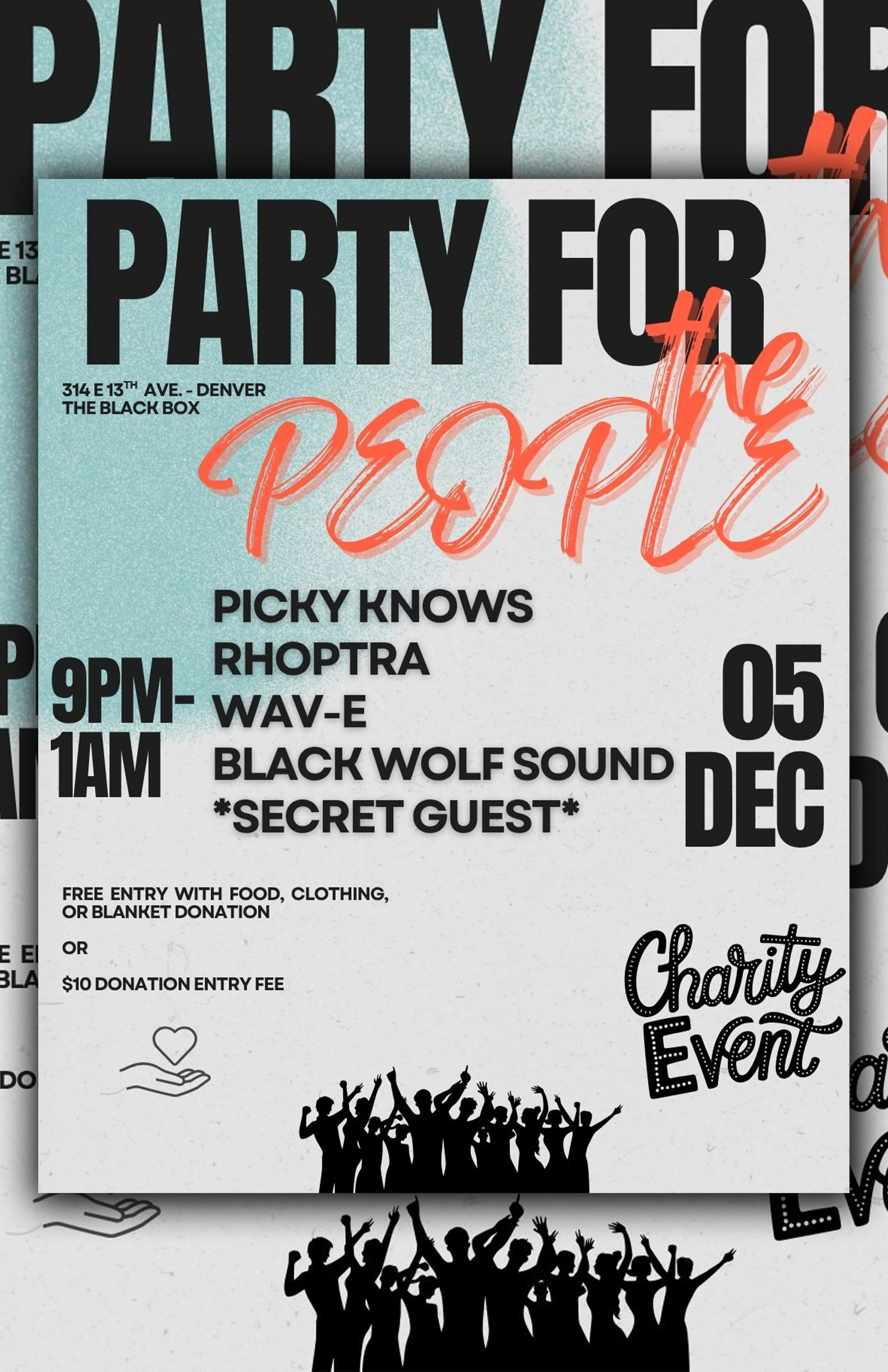 Party For The People - Charity Event (Free w/ Donation)