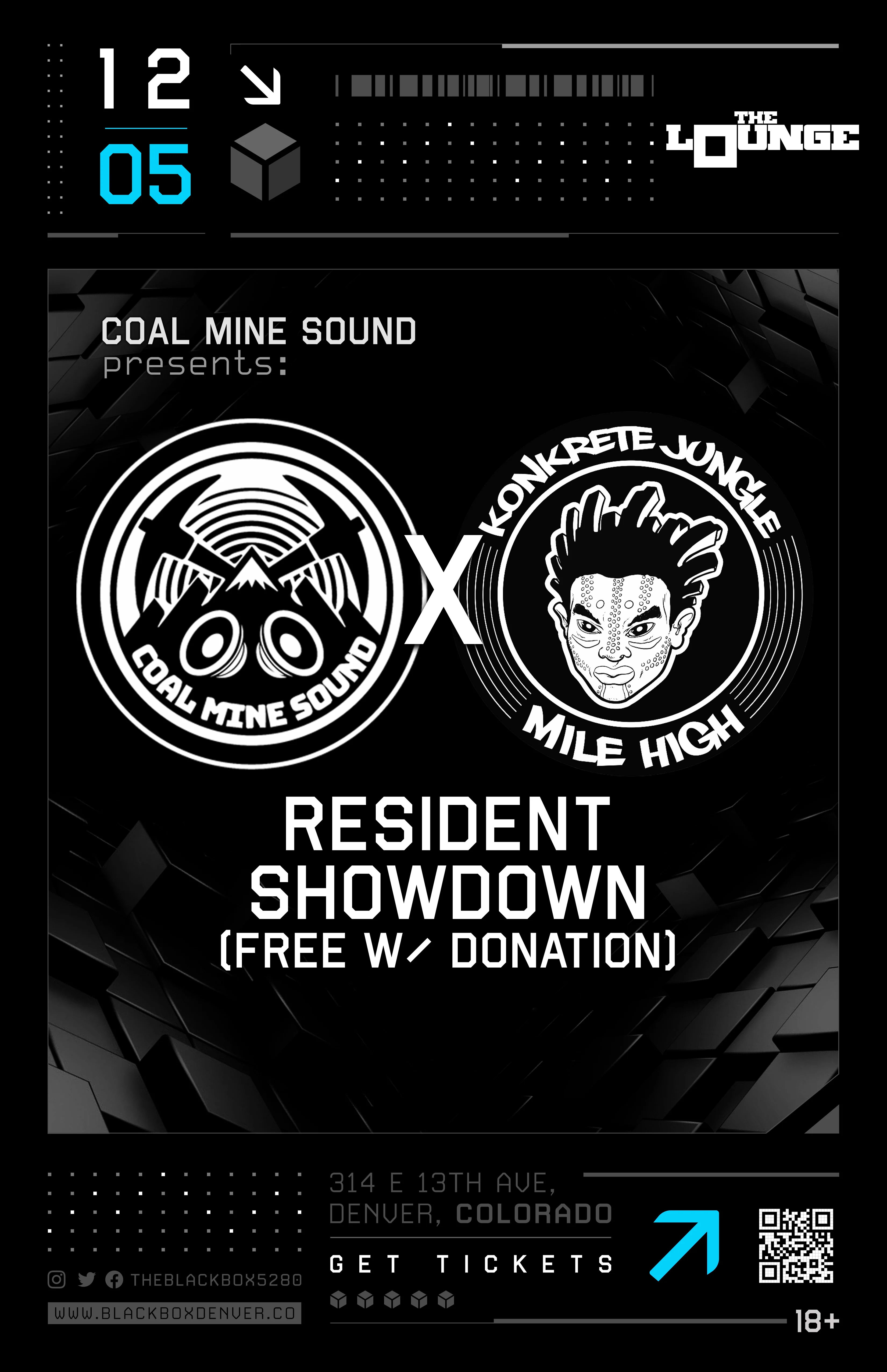 Coal Mine Sound x Konkrete Jungle: Resident Showdown (Free w/ Donation)