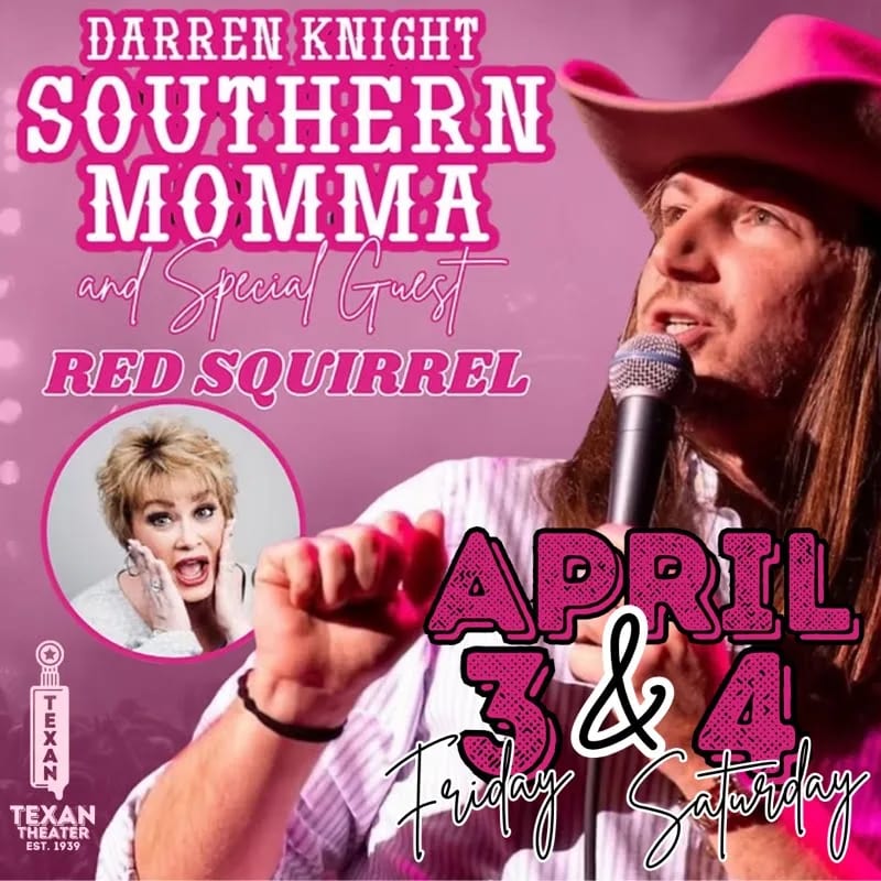 DARREN KNIGHT Southern Momma w/ special guest Red Squirrel (Saturday)