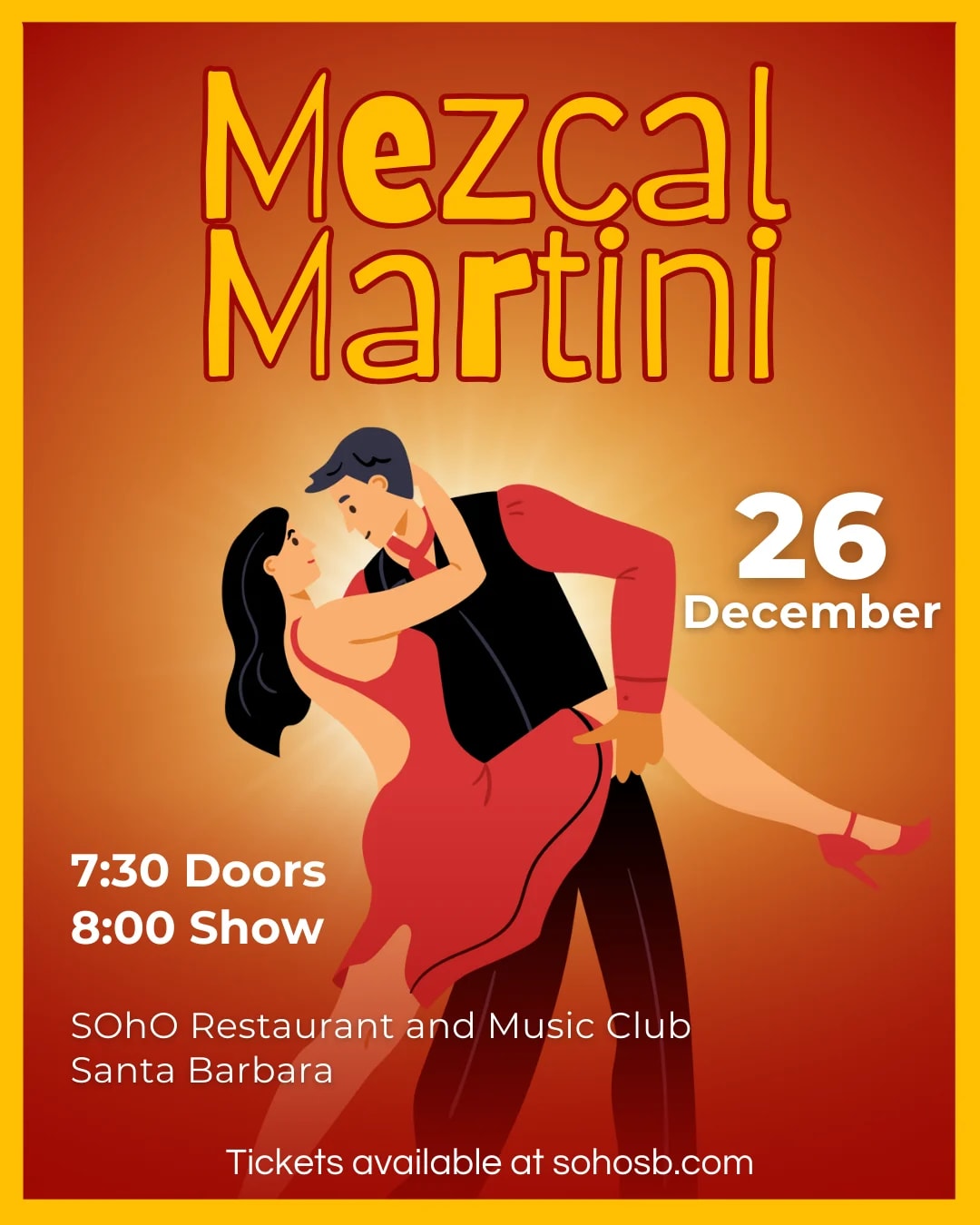 An Evening with Mezcal Martini!