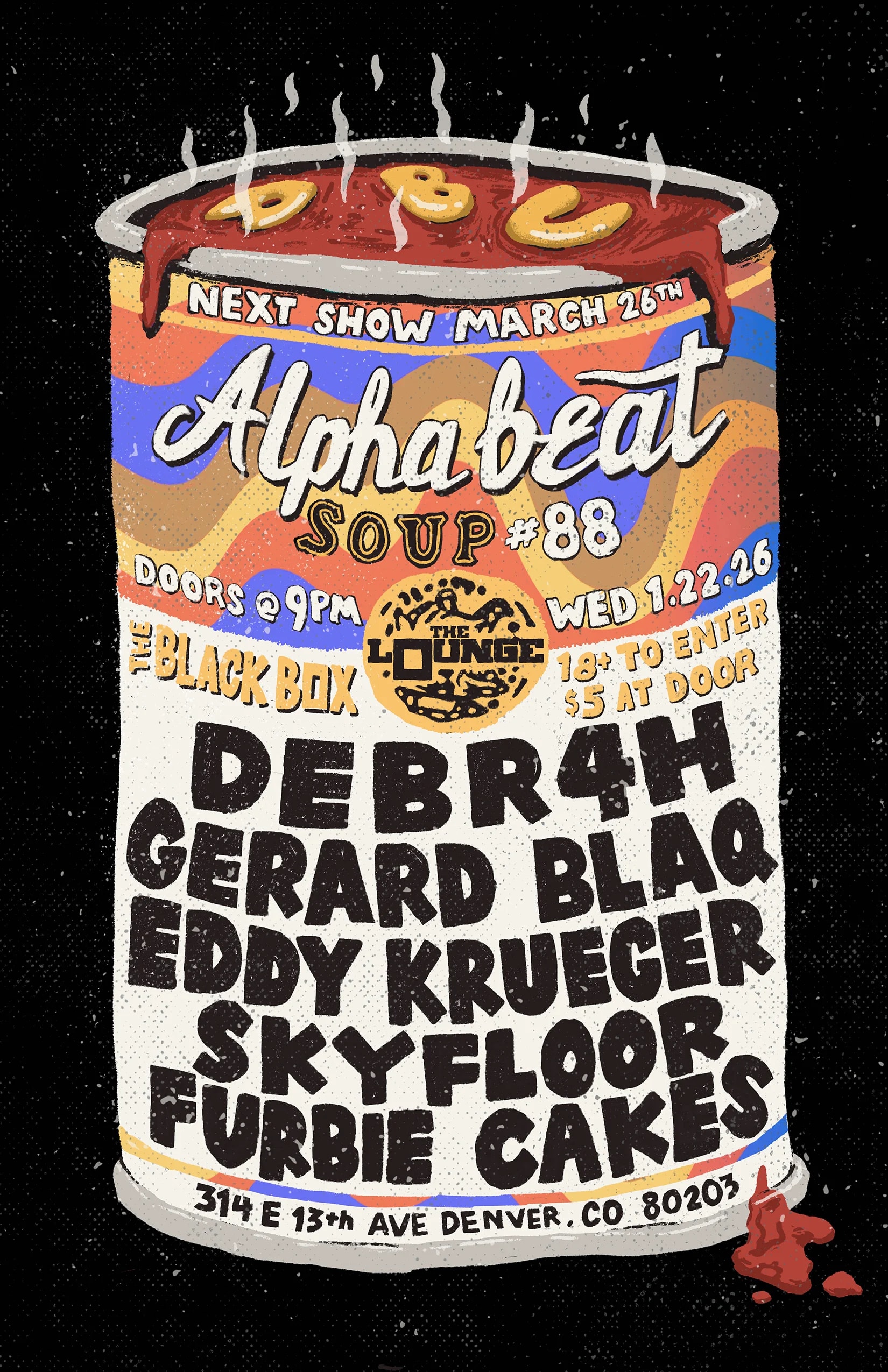 Alphabeat Soup #88: Debr4h, Gerard Blaq, Eddy Krueger, Skyfloor, Furbie Cakes