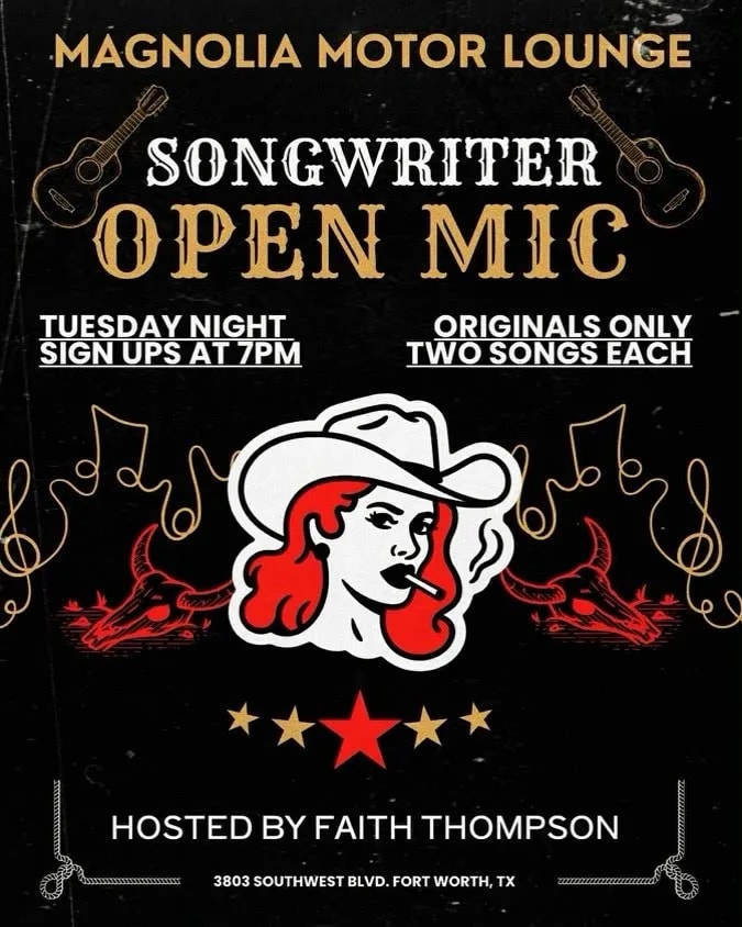 Songwriter Night | Hosted by FAITH THOMPSON