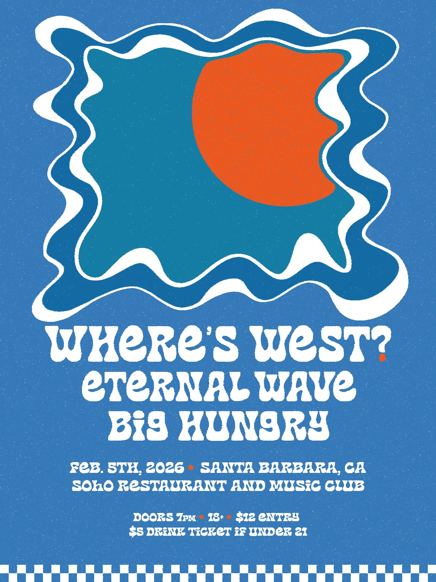 Where's West, Eternal Wave, and Big Hungry