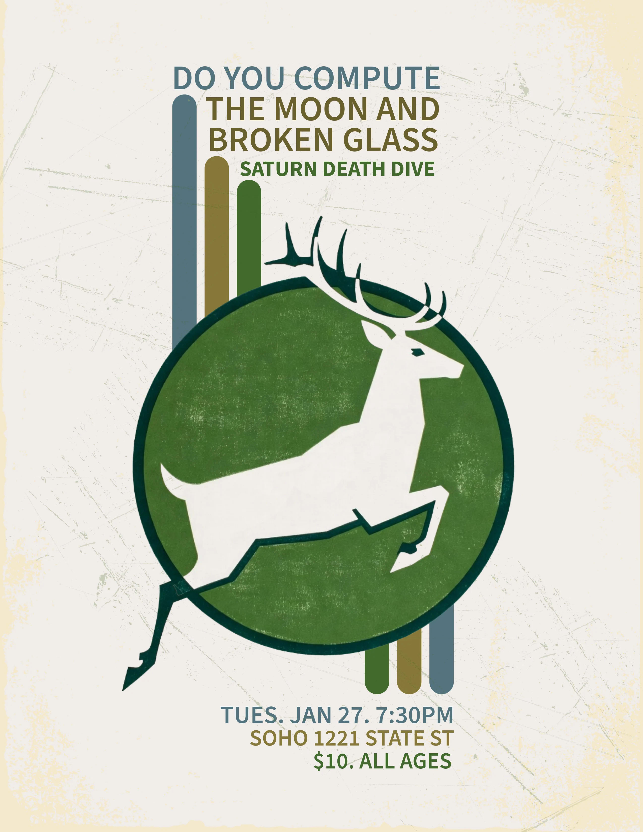 The Moon and Broken Glass with Do You Compute and Saturn Death Dive