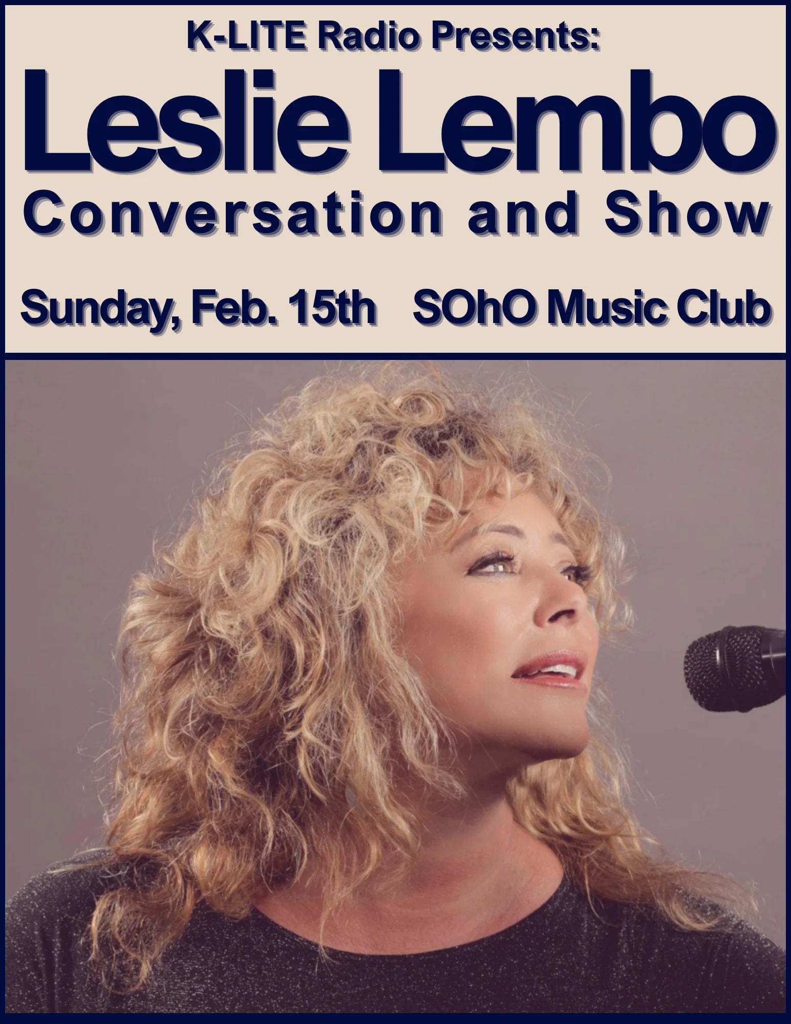 K-LITE PRESENTS: An Evening with Leslie Lembo