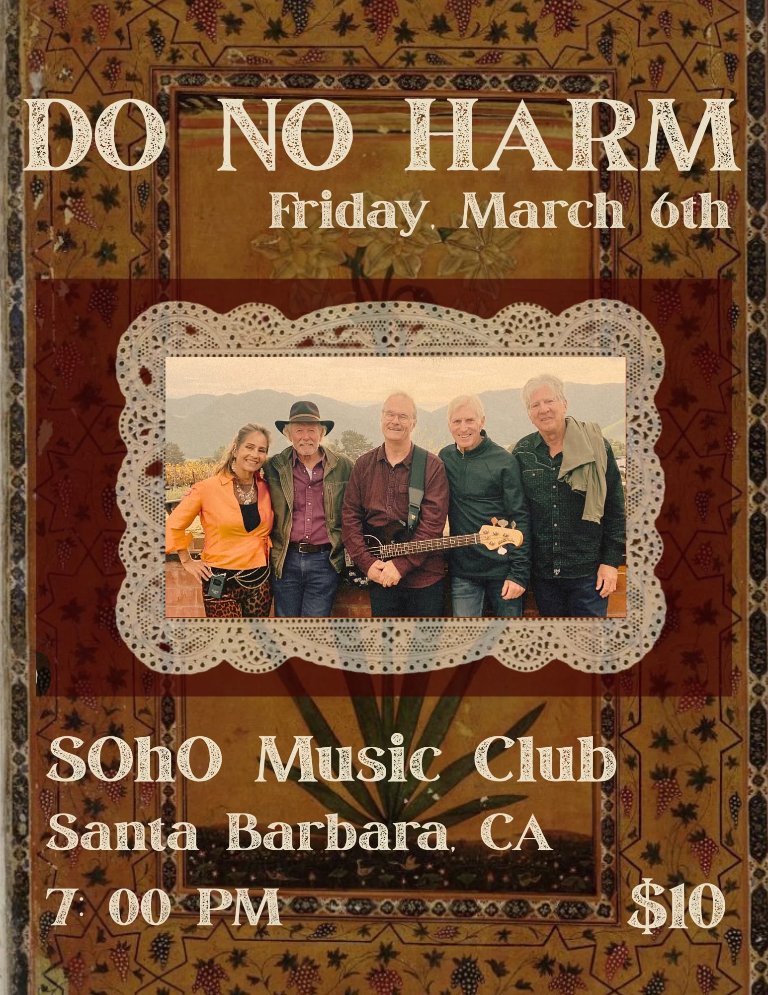 An Evening with Do No Harm (RESCHEDULED FROM 1/30)