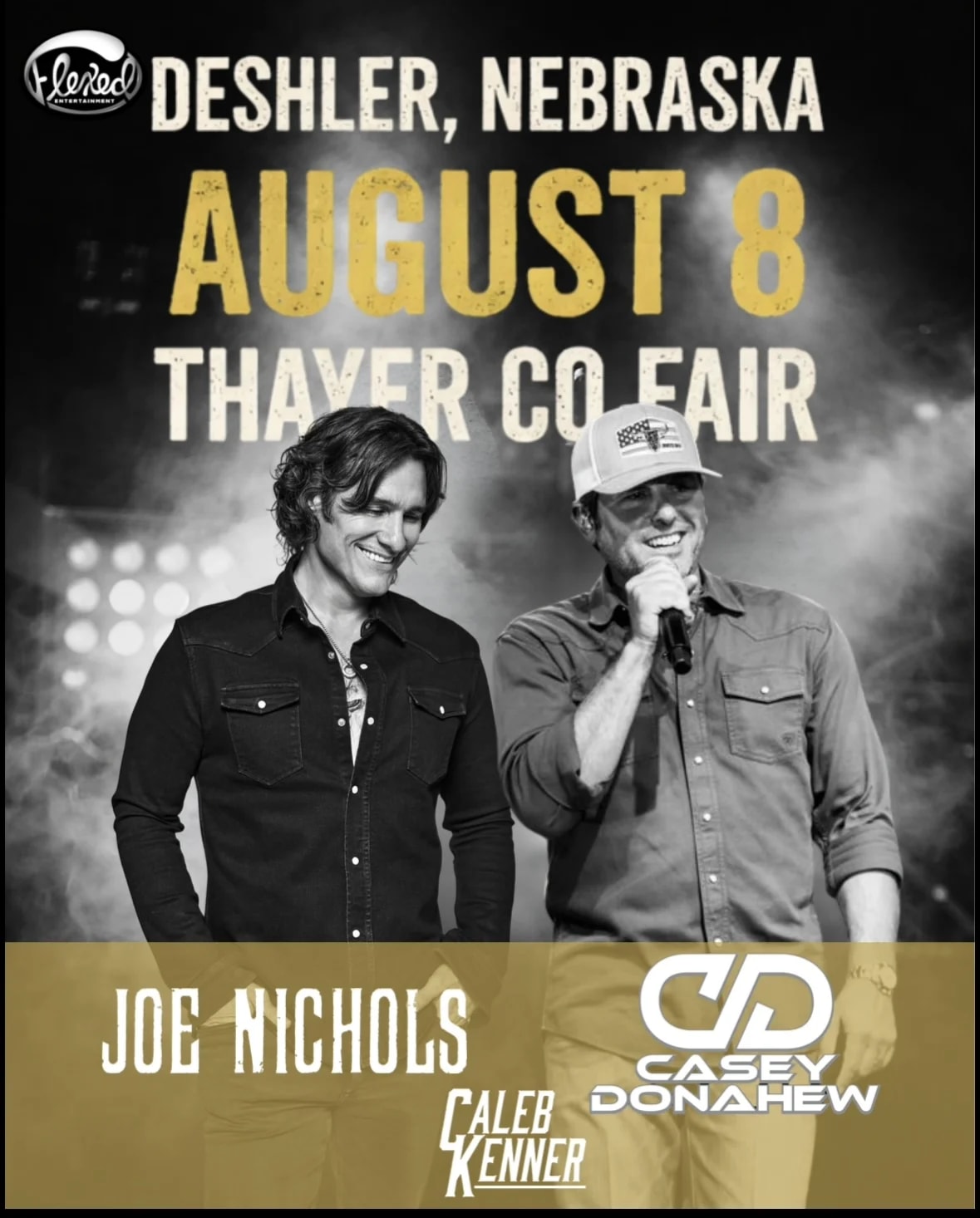 Joe Nichols, Casey Donahue, Caleb Kenner | Thayer County Fair 2026