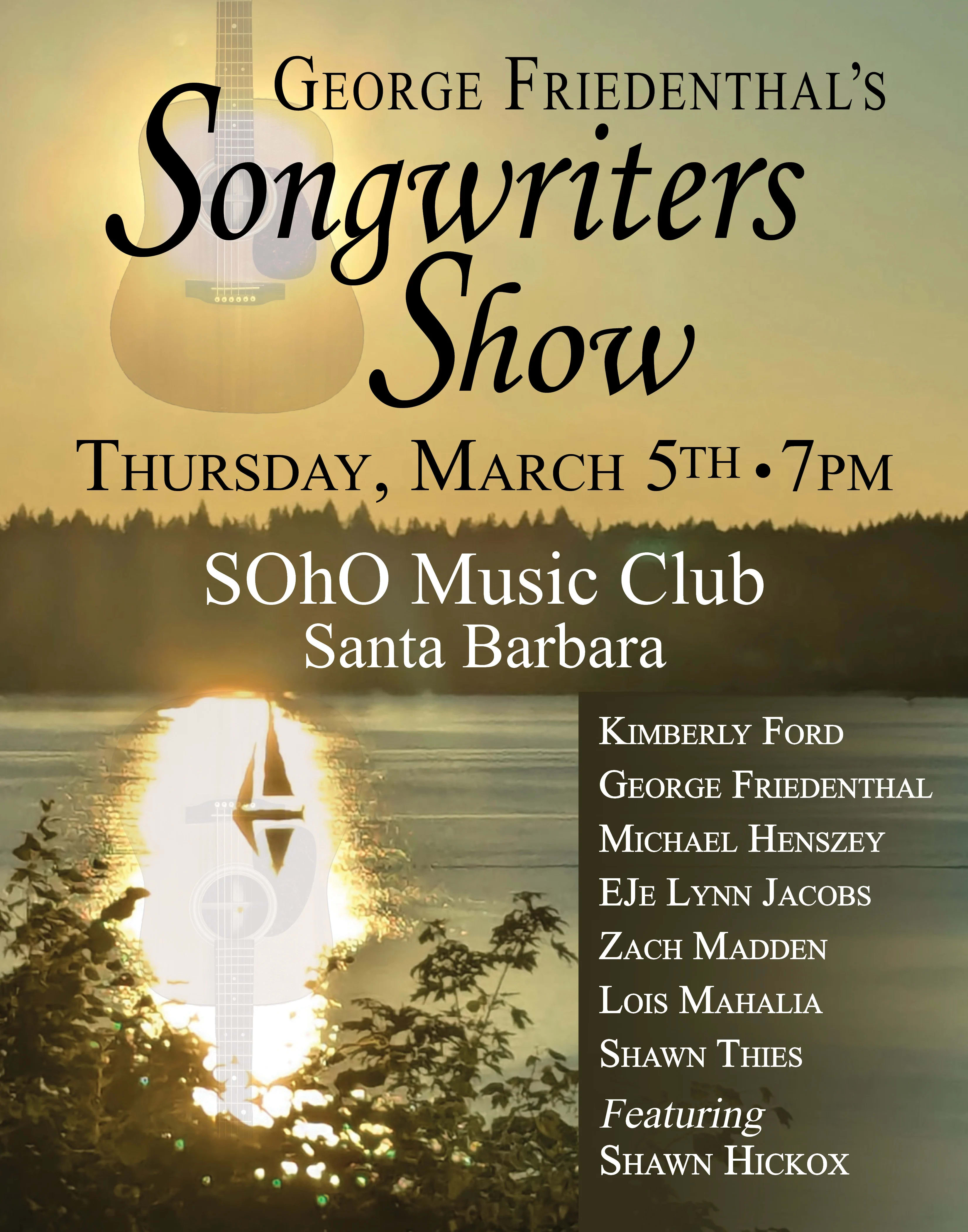 George Friedenthal's Songwriters Show