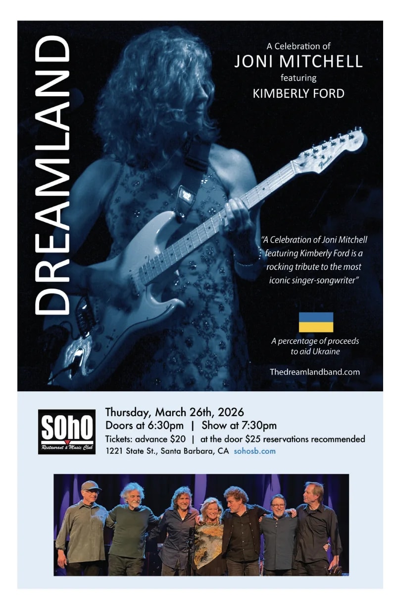 Dreamland- A Tribute to the Music of Joni Mitchell feat. Kimberly Ford