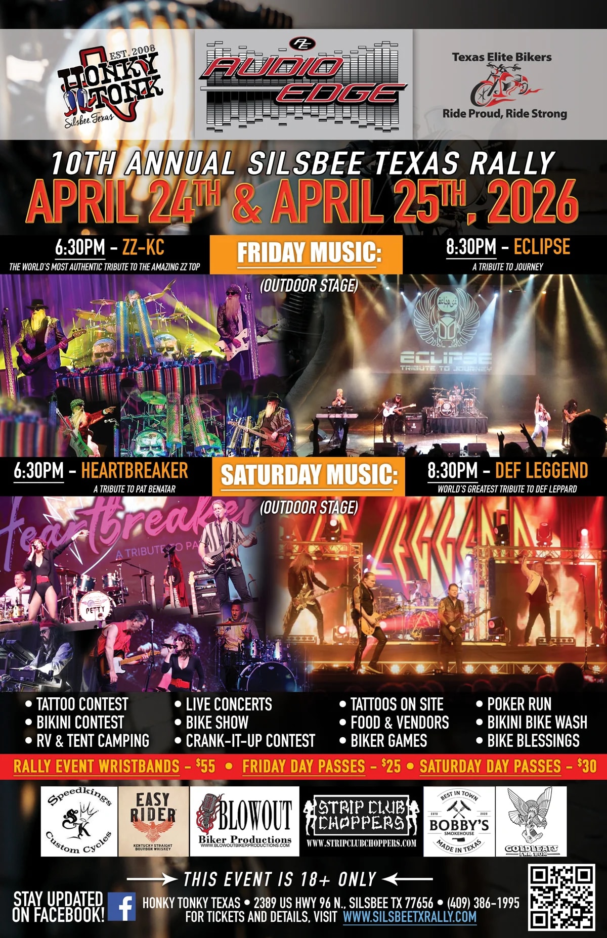 10th Annual Silsbee Texas Rally at Honky Tonk Texas in Silsbee