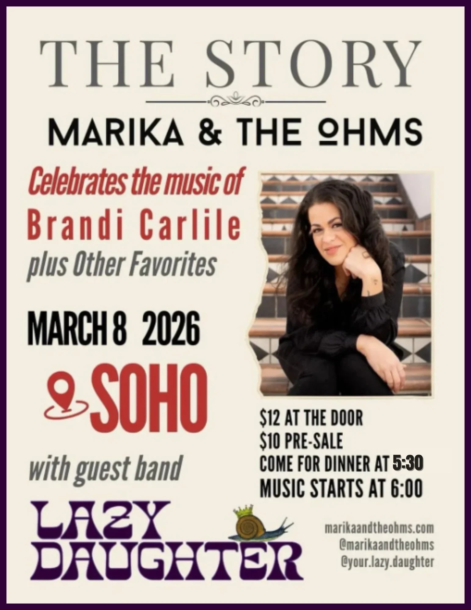 Marika & the Ohms with Lazy Daughter
