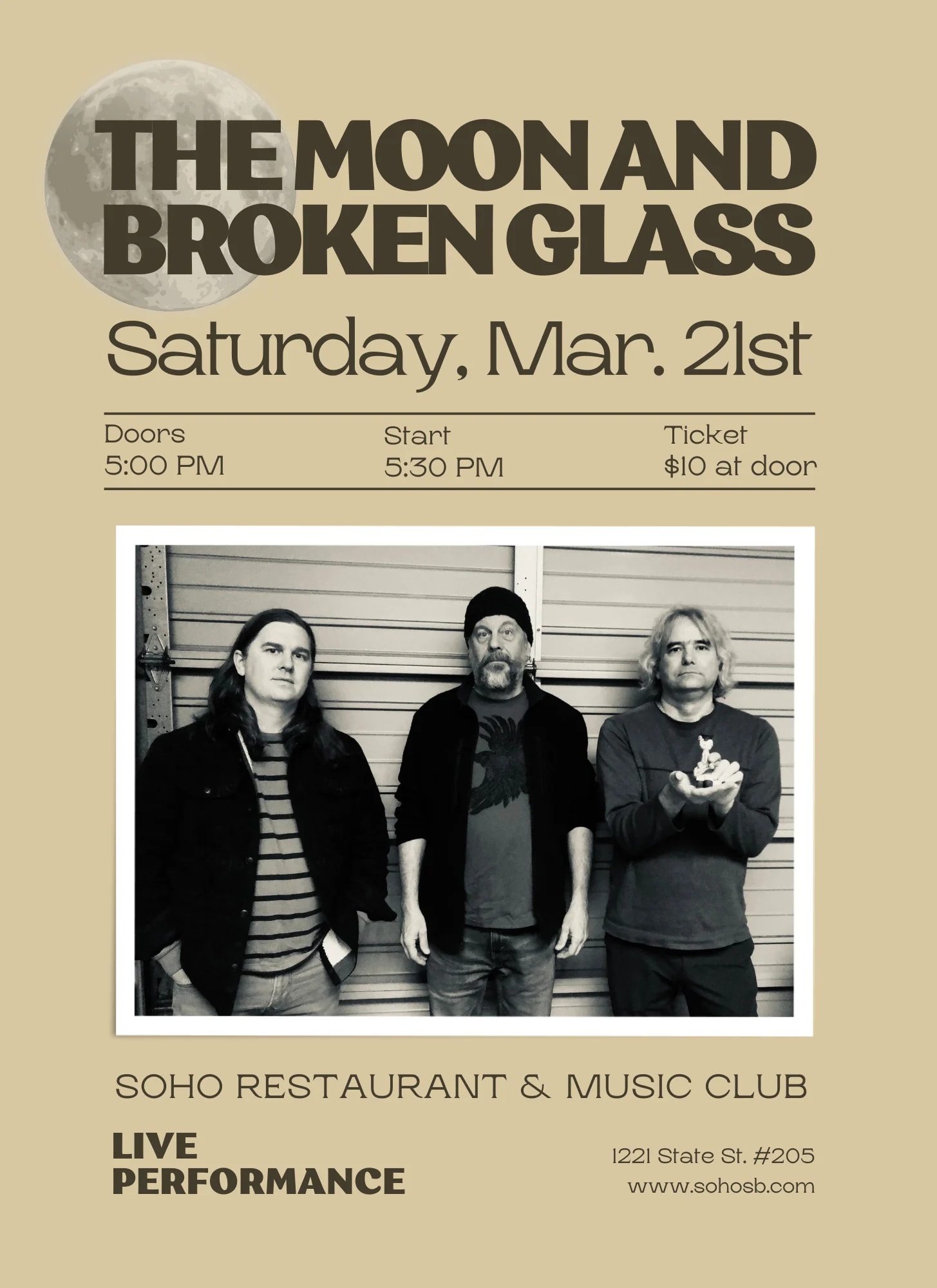 The Moon And Broken Glass