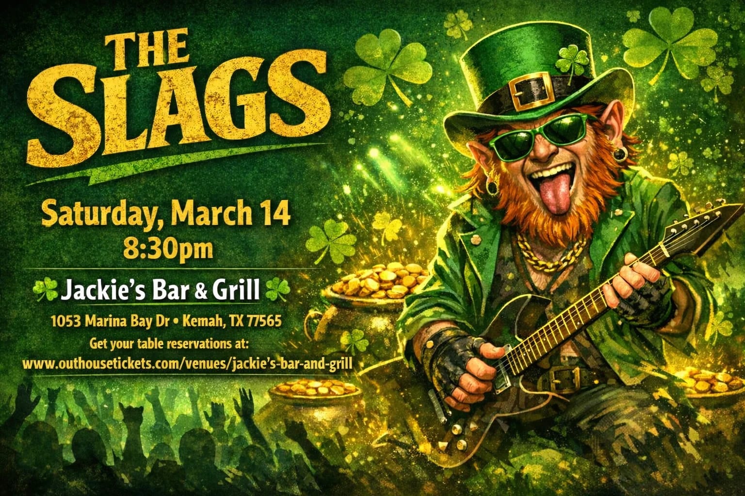 Table Reservations for The Slags at Jackies Bar and Grill in Kemah TX