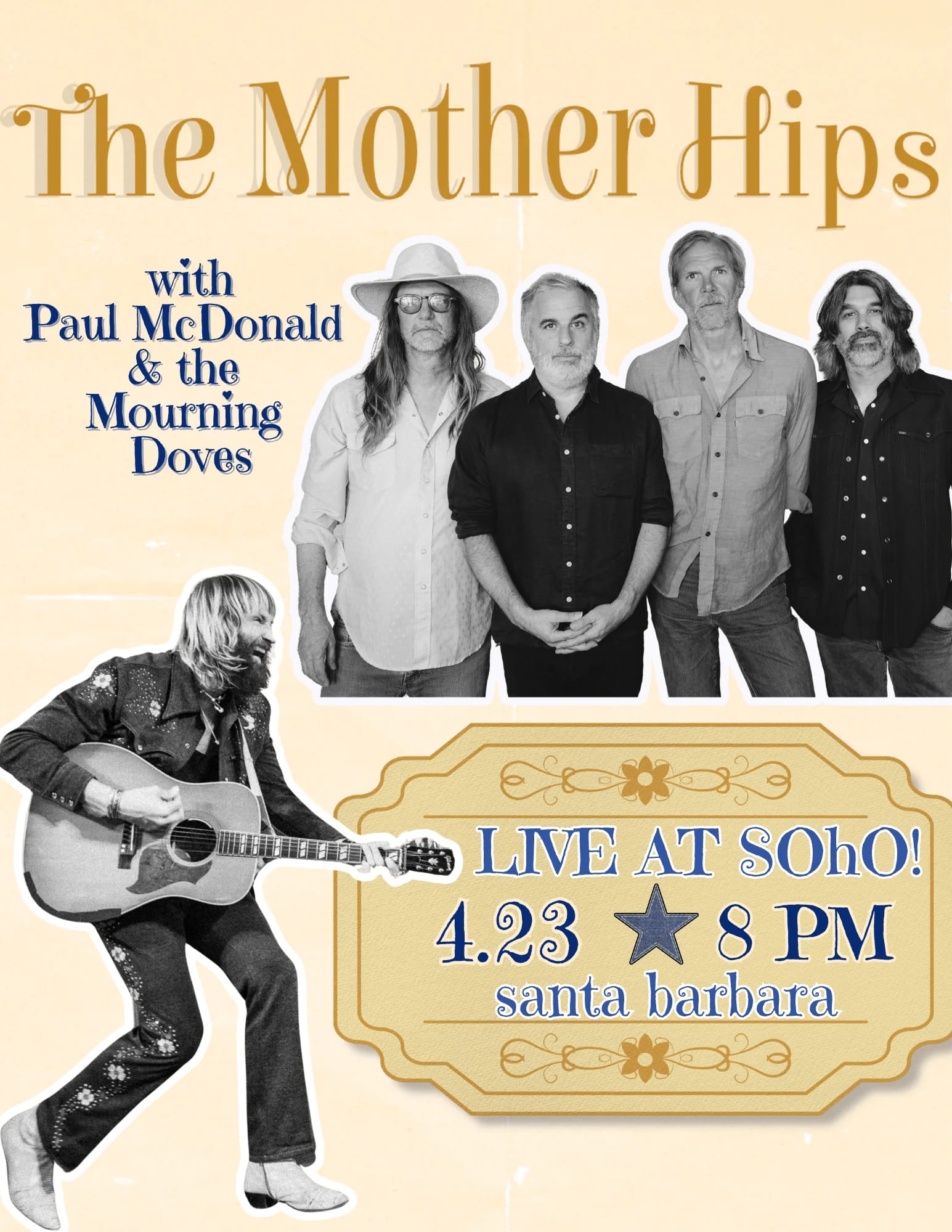 The Mother Hips with Paul McDonald & The Mourning Doves