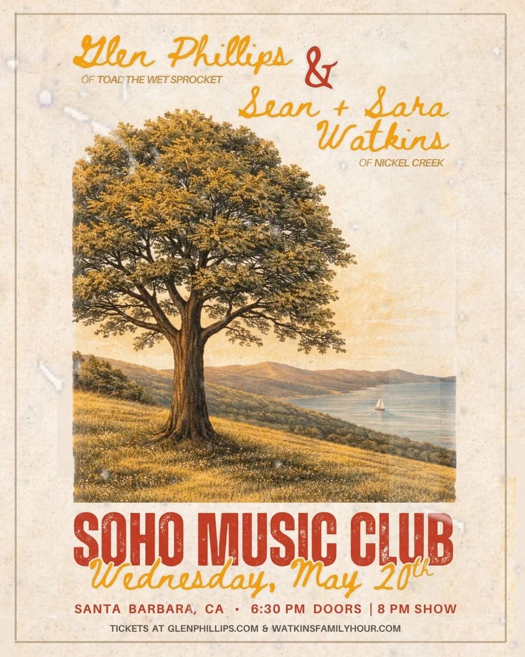 Glen Phillips and Sean & Sara Watkins