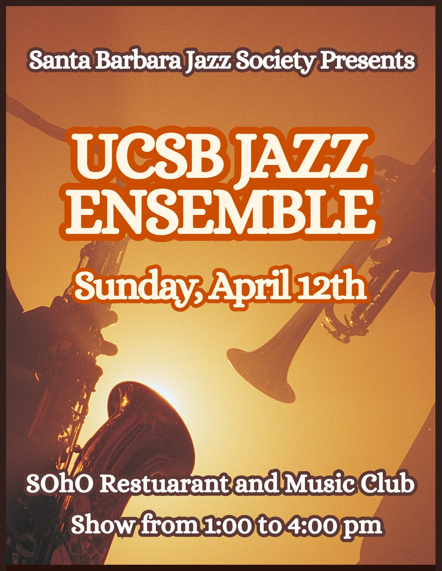 Santa Barbara Jazz Society Presents: UCSB Jazz Ensemble