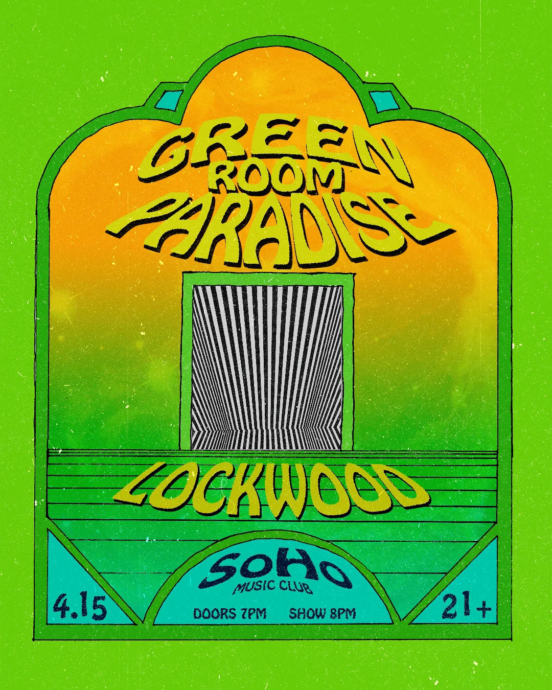Green Room Paradise with Lockwood