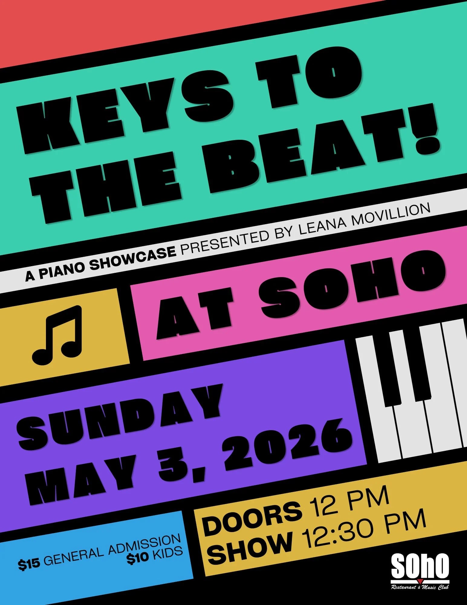 Leana Movillion's Keys to the Beat!: A Piano Showcase