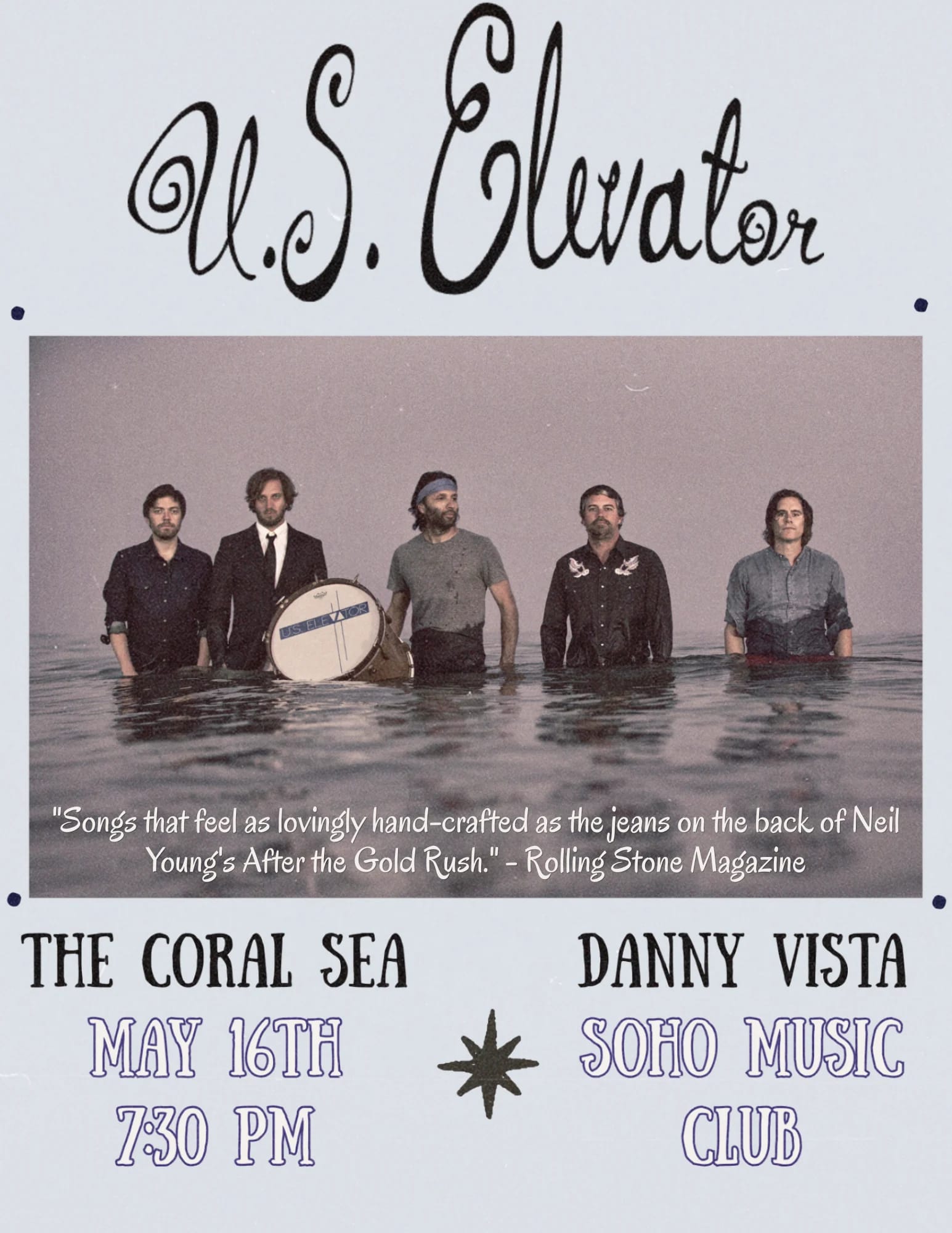 U.S. Elevator with The Coral Sea & Danny Vista