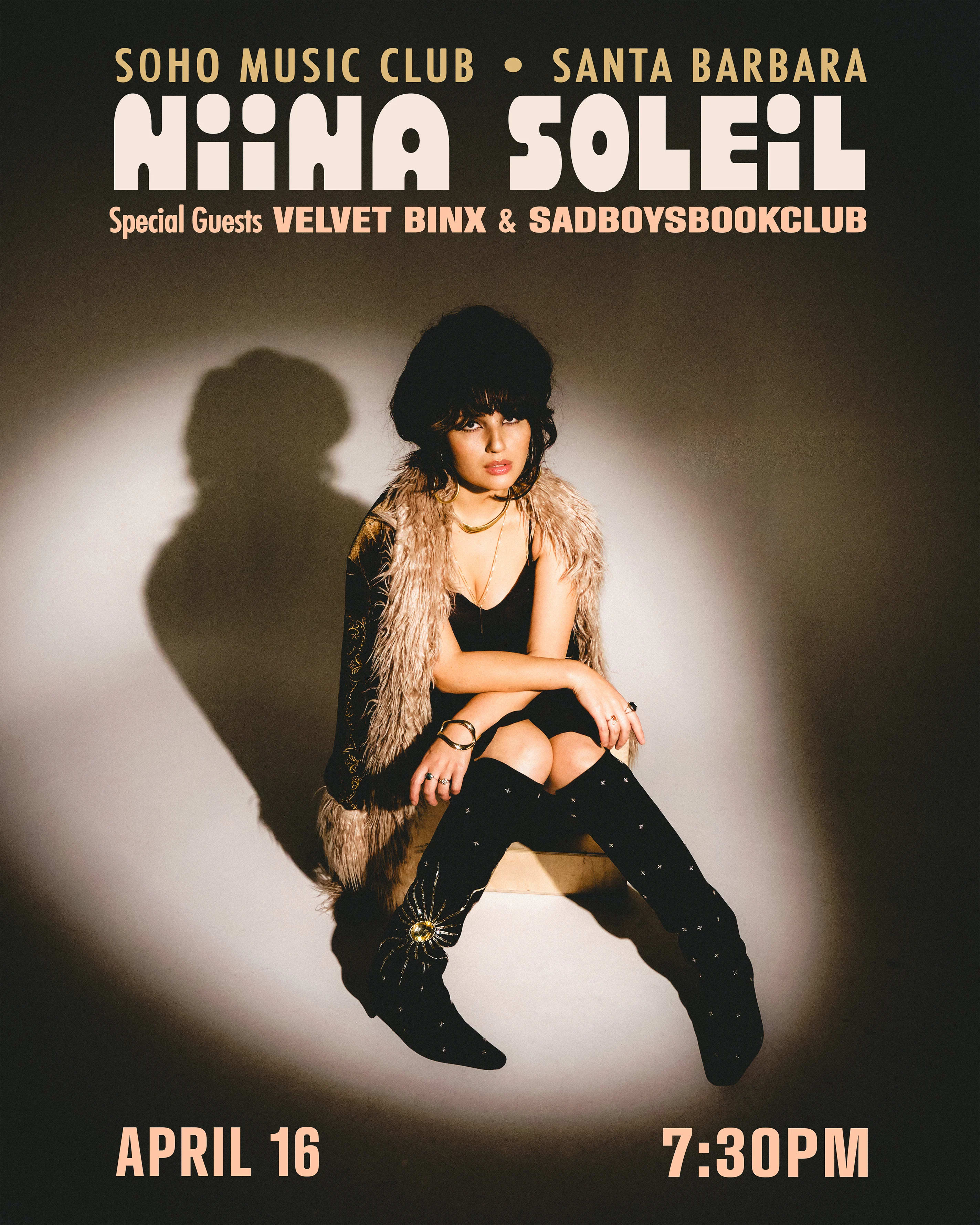 Niina Soleil with Velvet Binx & sadboysbookclub