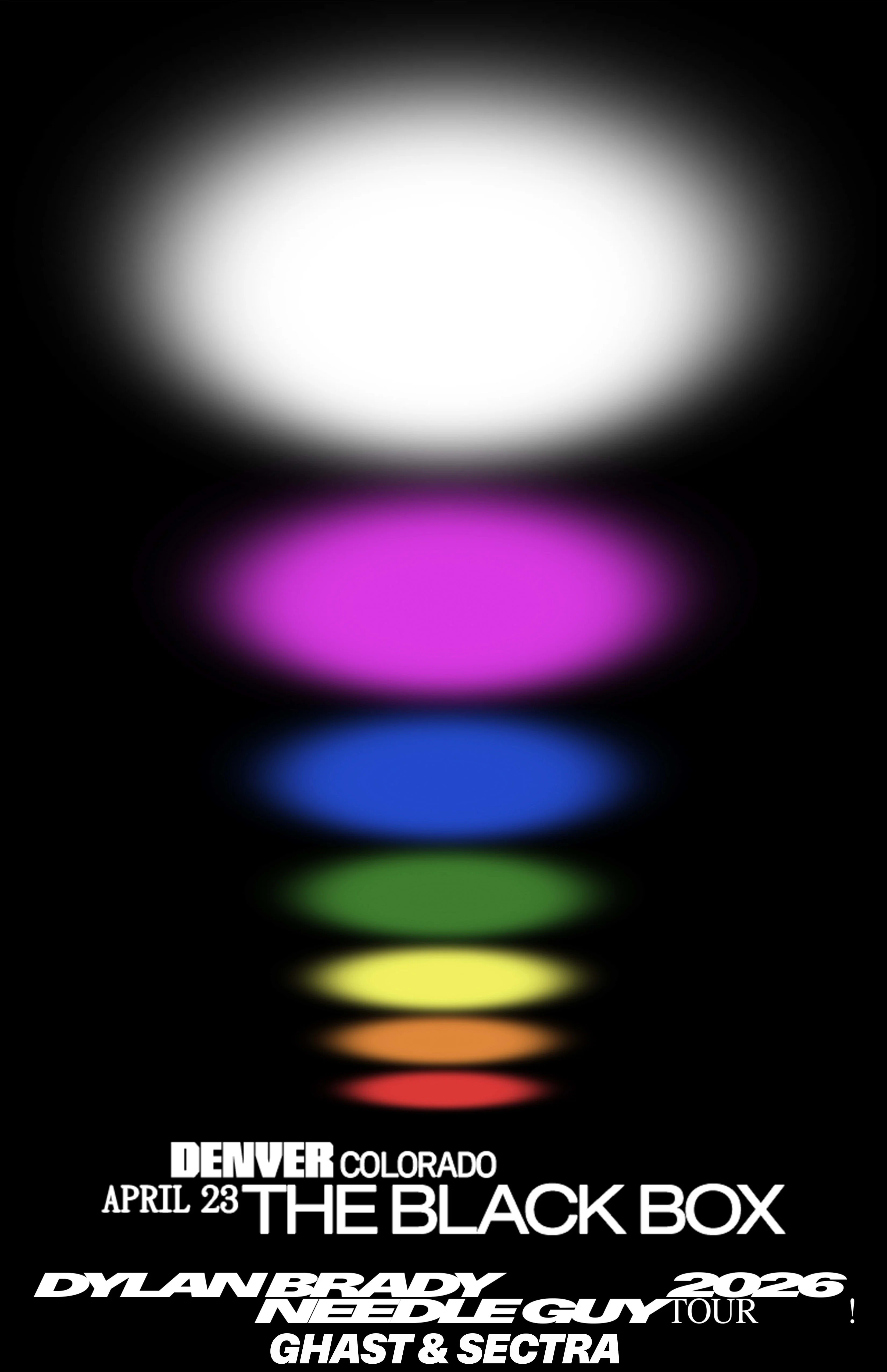 Dylan Brady (Needle Guy Tour) w/ Ghast, Sectra