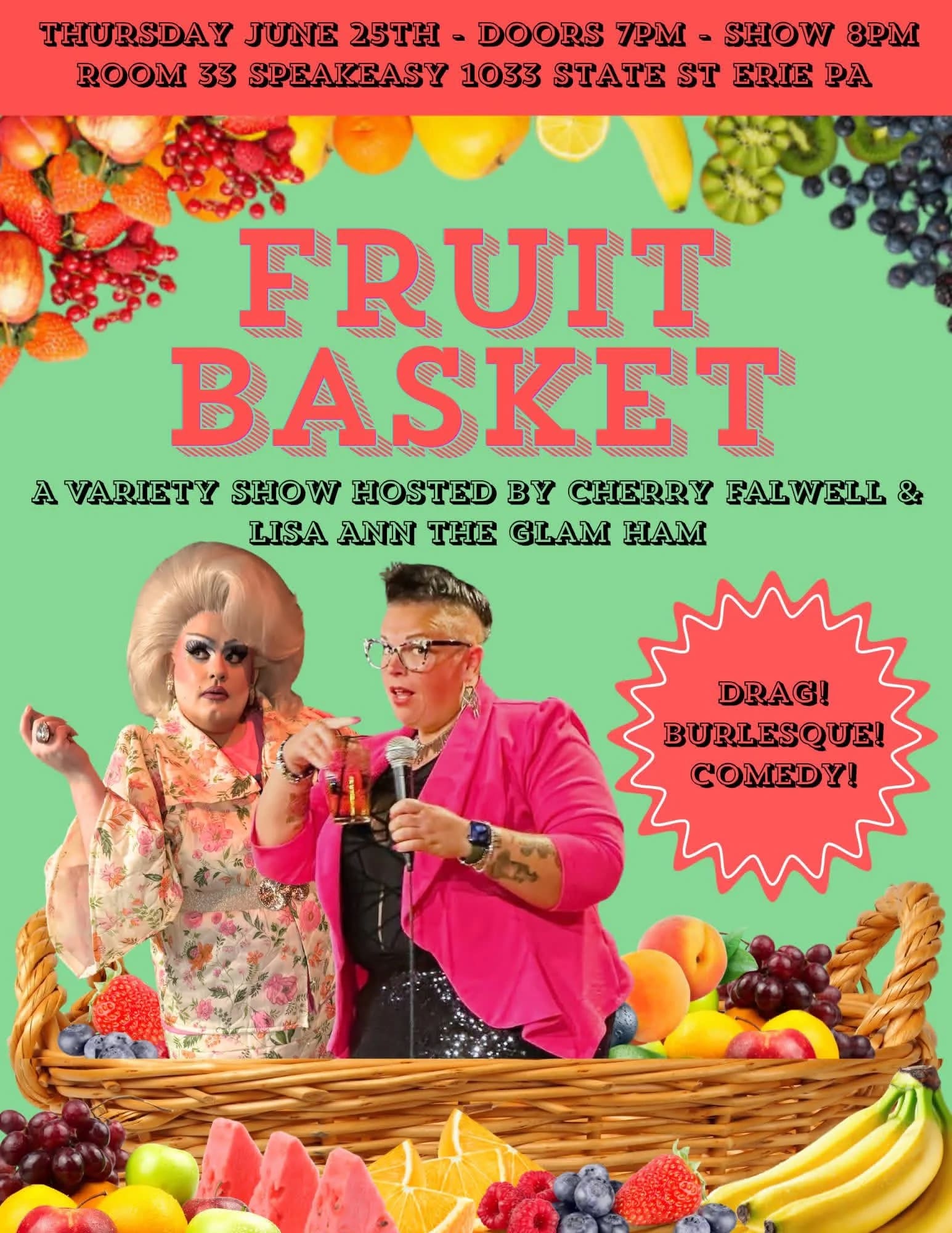 Fruit Basket - Variety Show hosted by Cherry Falwell & Lisa Ann