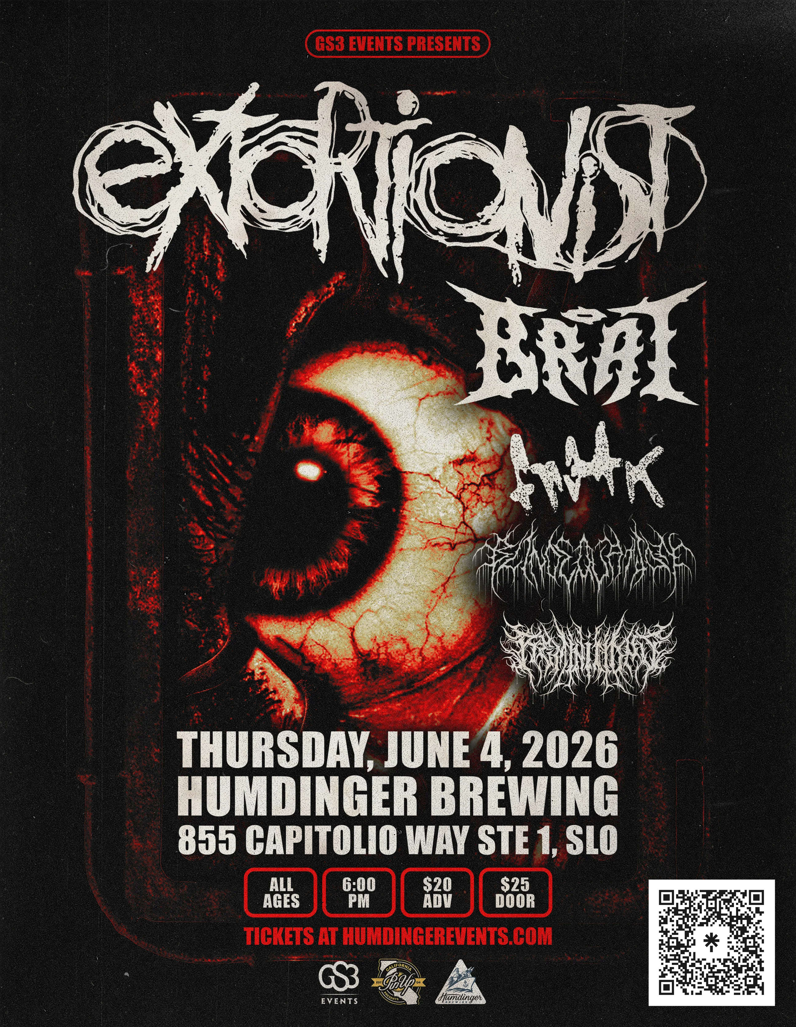 Extortionist/Brat/Fr3ak/Blind Equation | My805Tix
