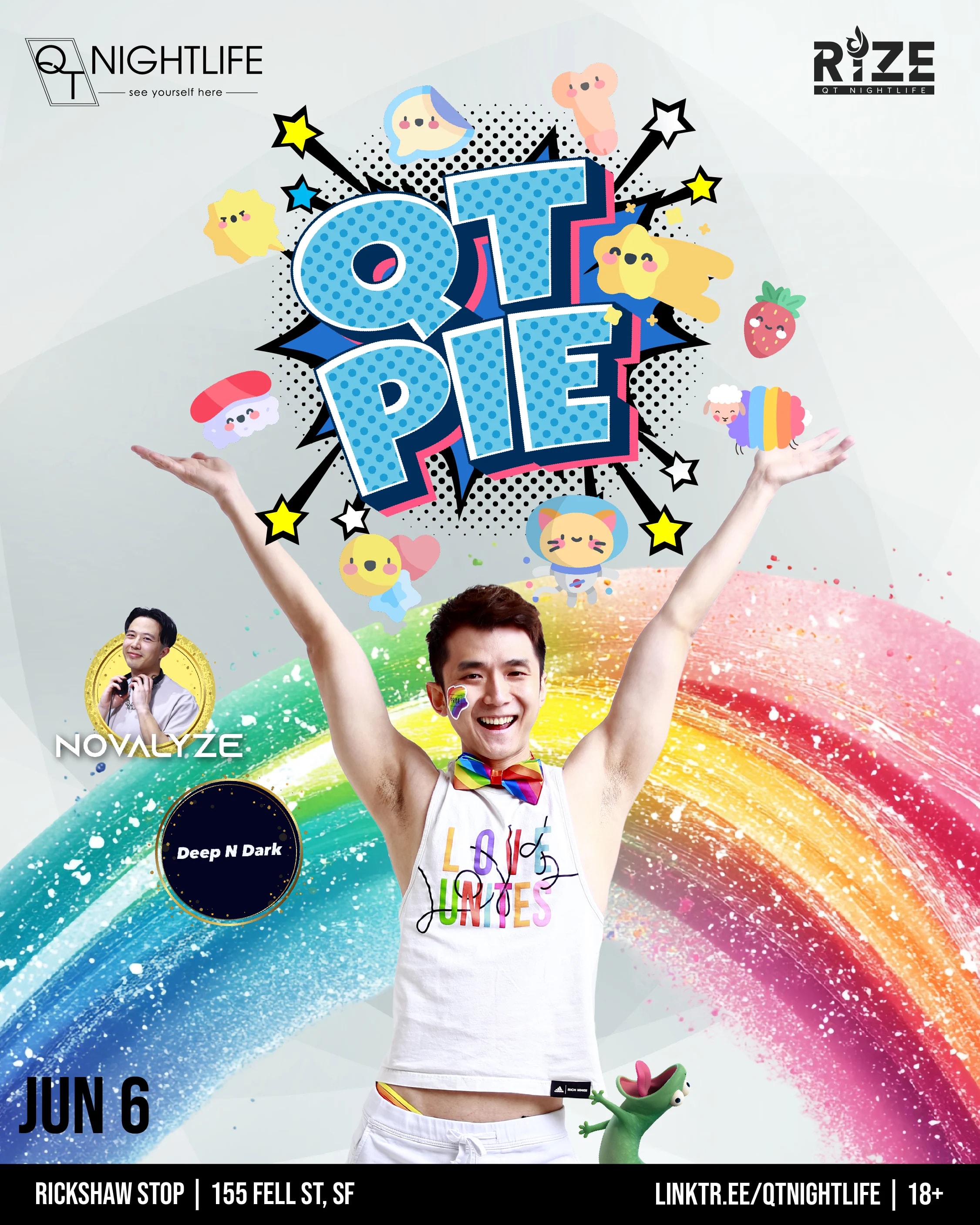 RIZE SF | QT Pie, 18+