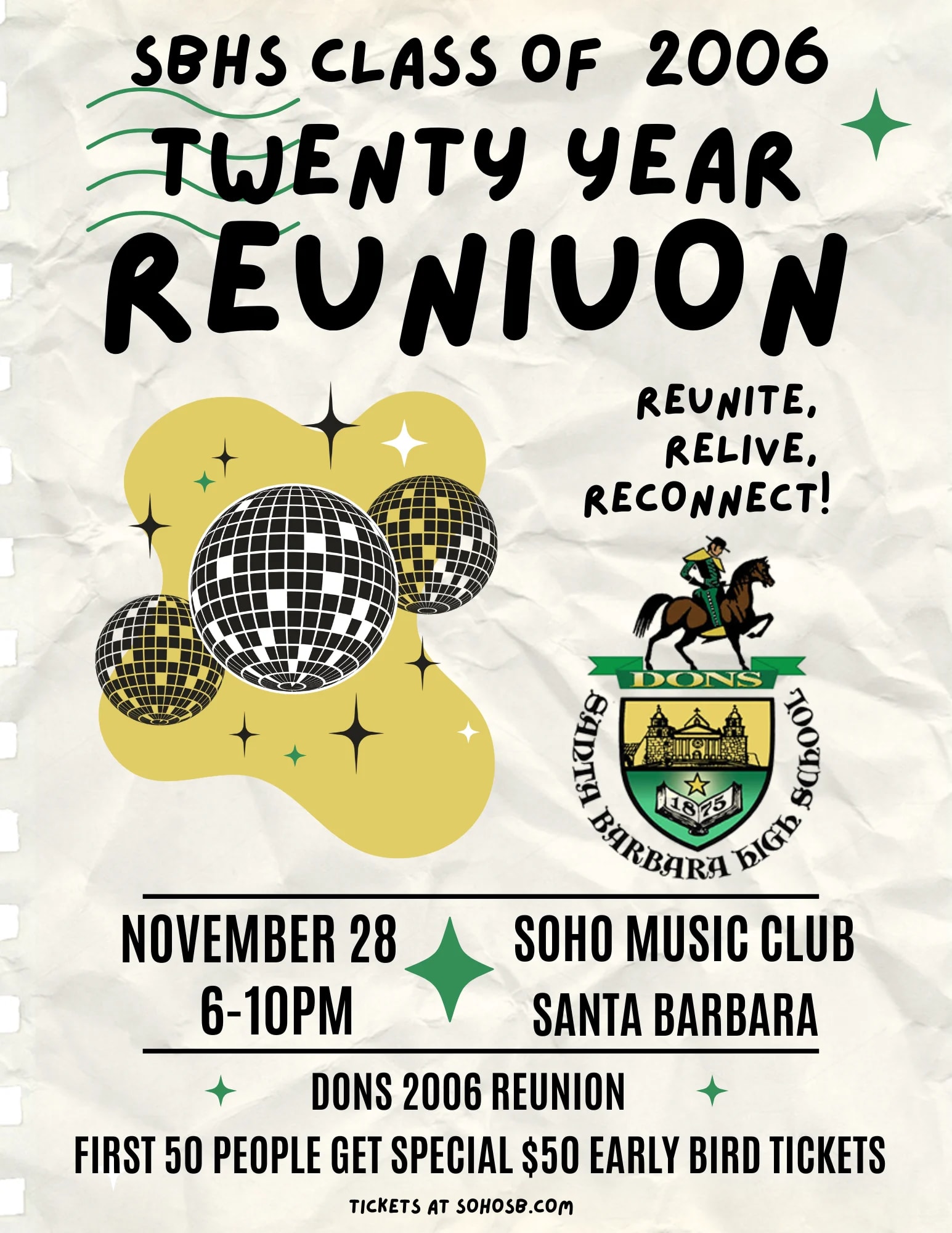 SBHS Twenty Year Reunion