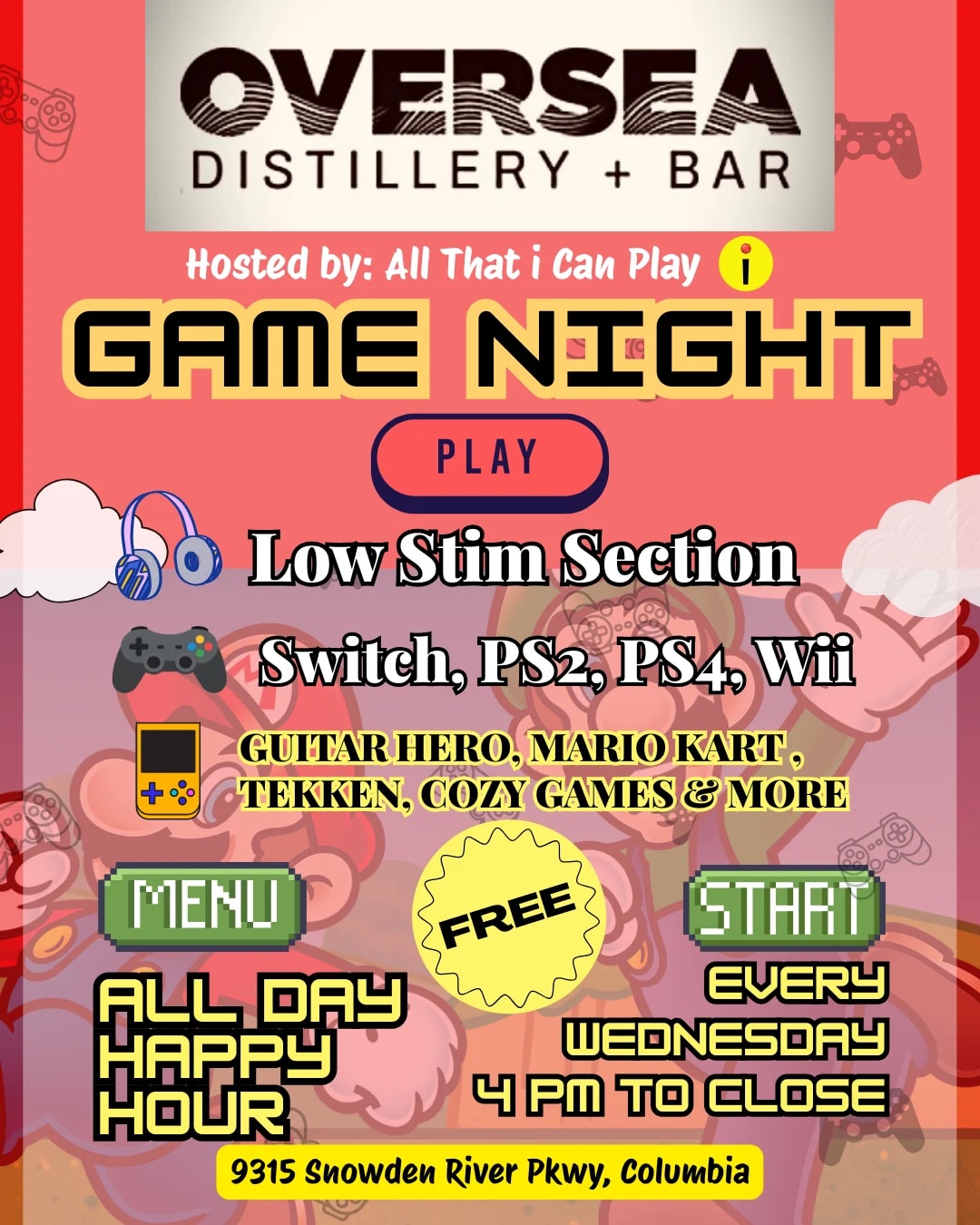 Game Nights @ Oversea