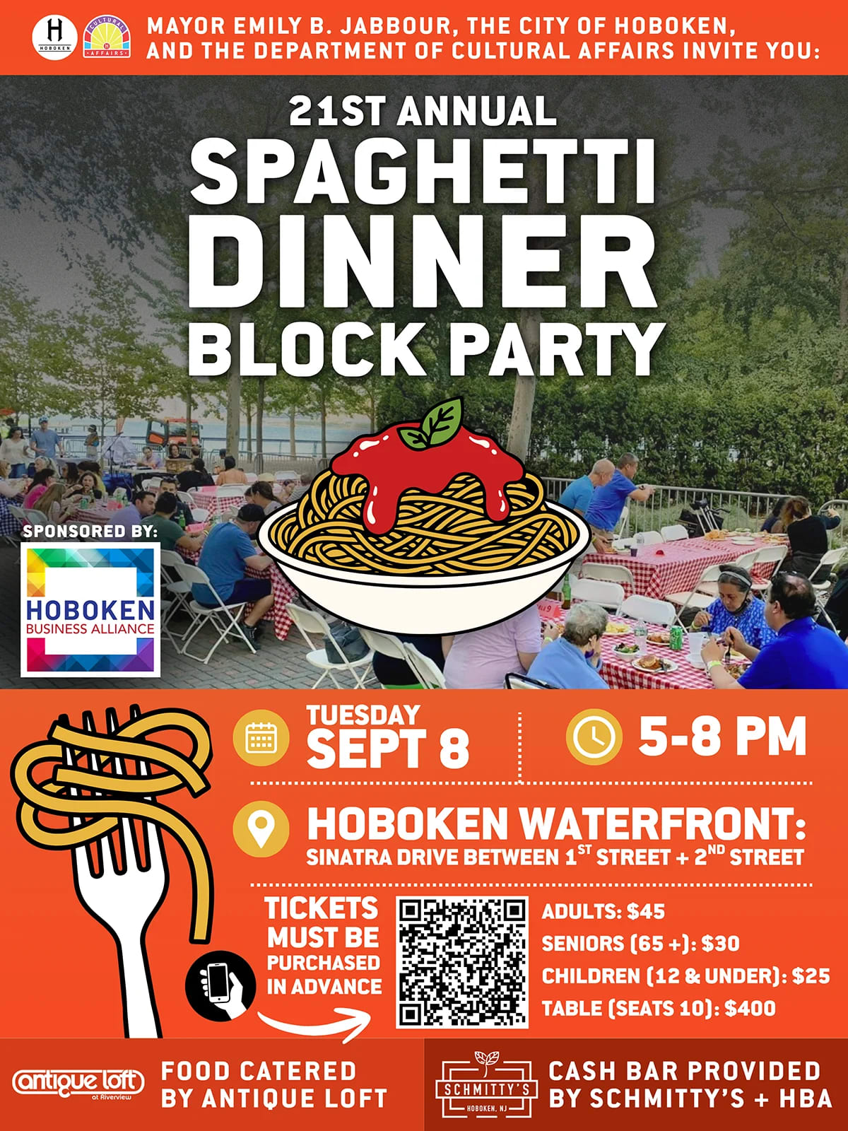 Hoboken Annual Spaghetti Dinner 2026