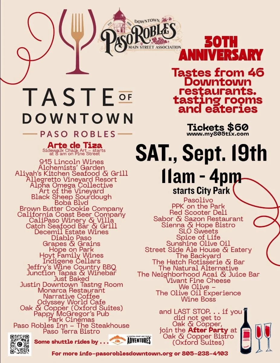 Taste of Downtown Paso Robles 2026