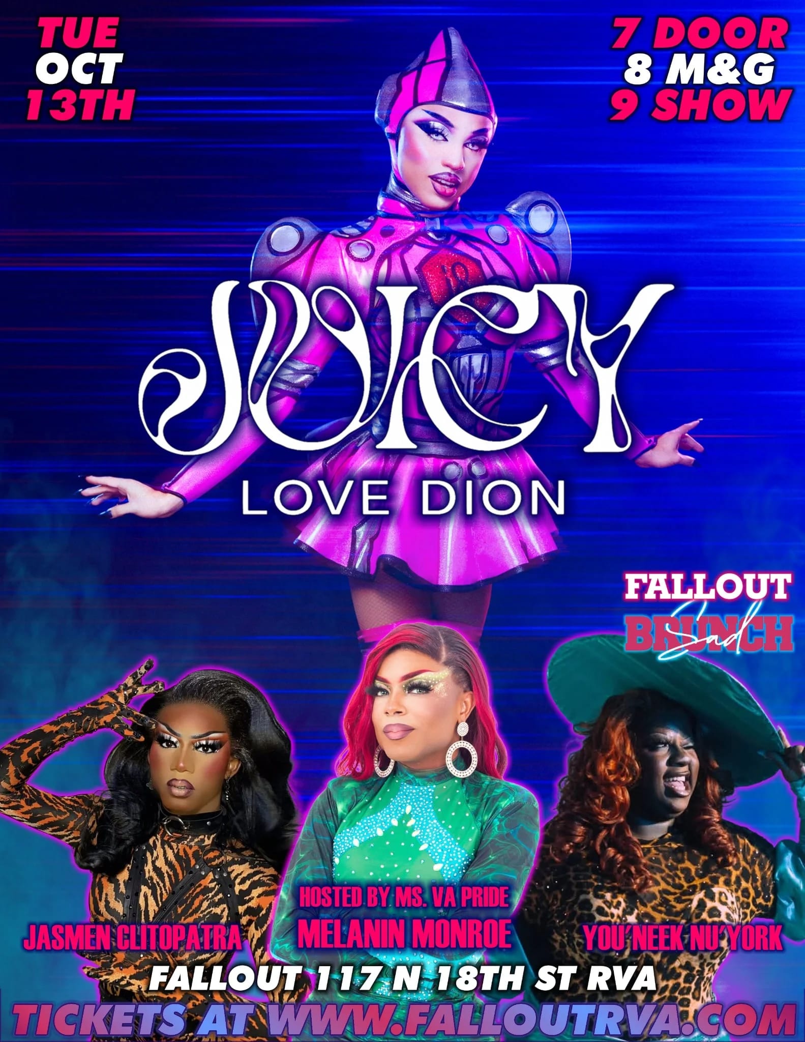 Fallout & Sad Brunch Presents: Juicy Love Dion