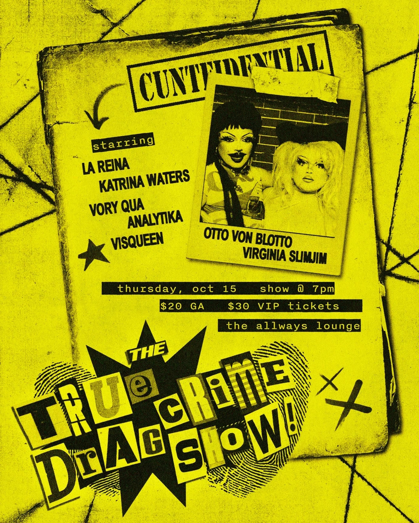 True Crime Drag Show 10/15