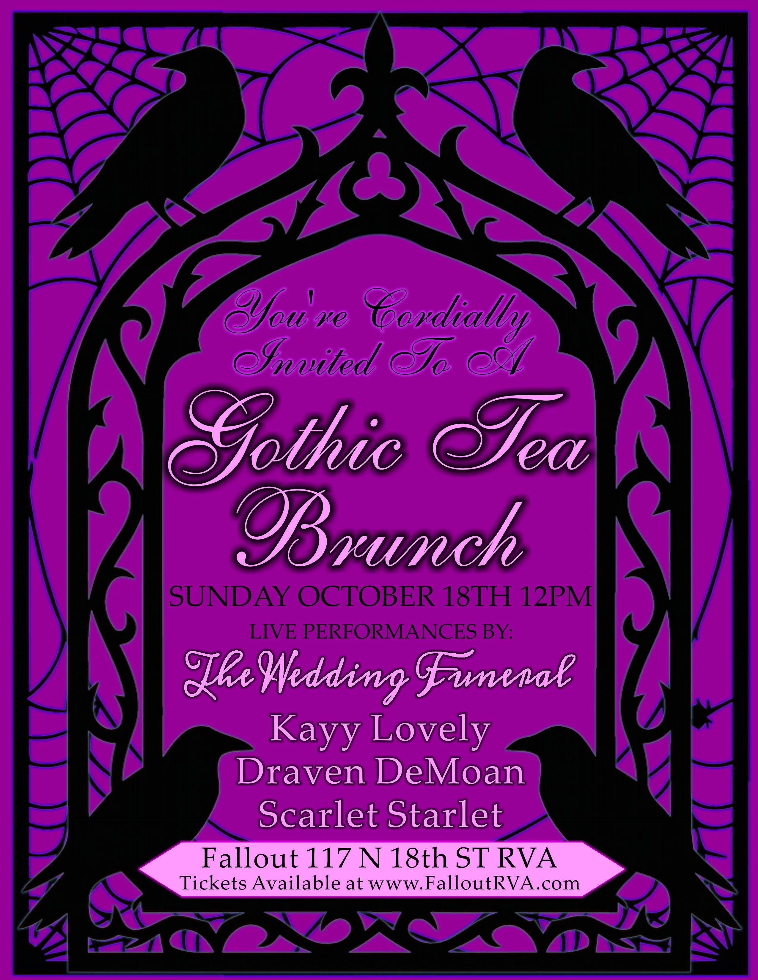 Gothic Tea Brunch