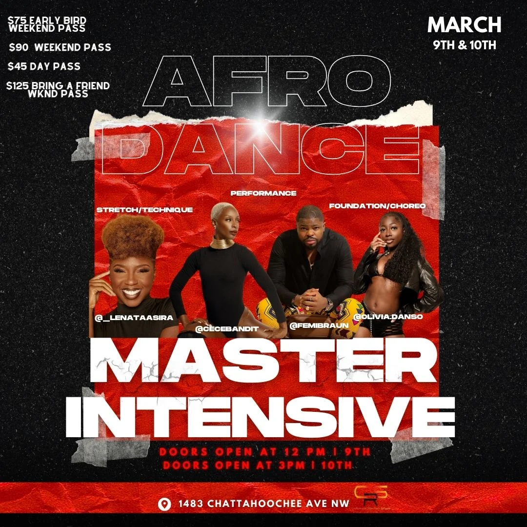 Afro Dance Master Intensive Eventnoire