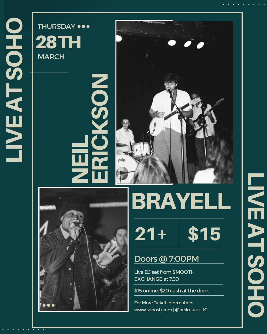 Neil Erickson Band & Brayell